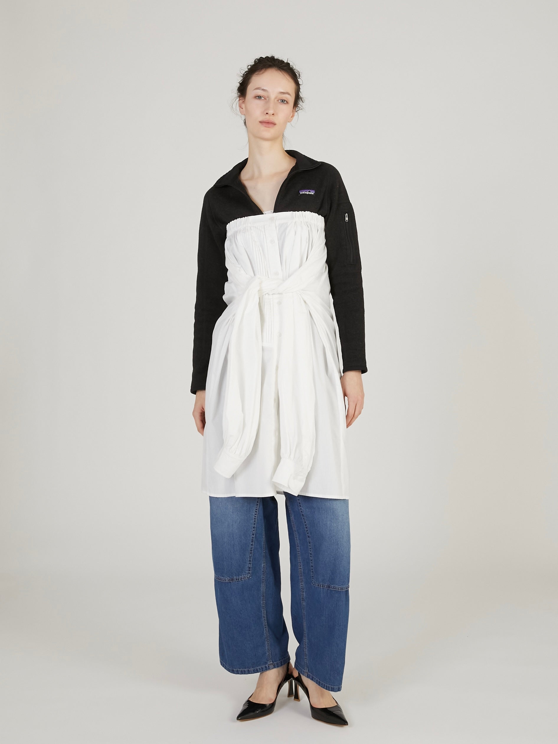 multiway grandpa shirts｜WHITE