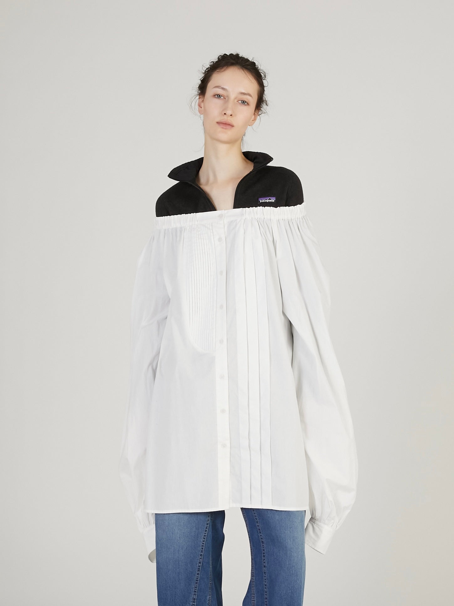 multiway grandpa shirts｜WHITE