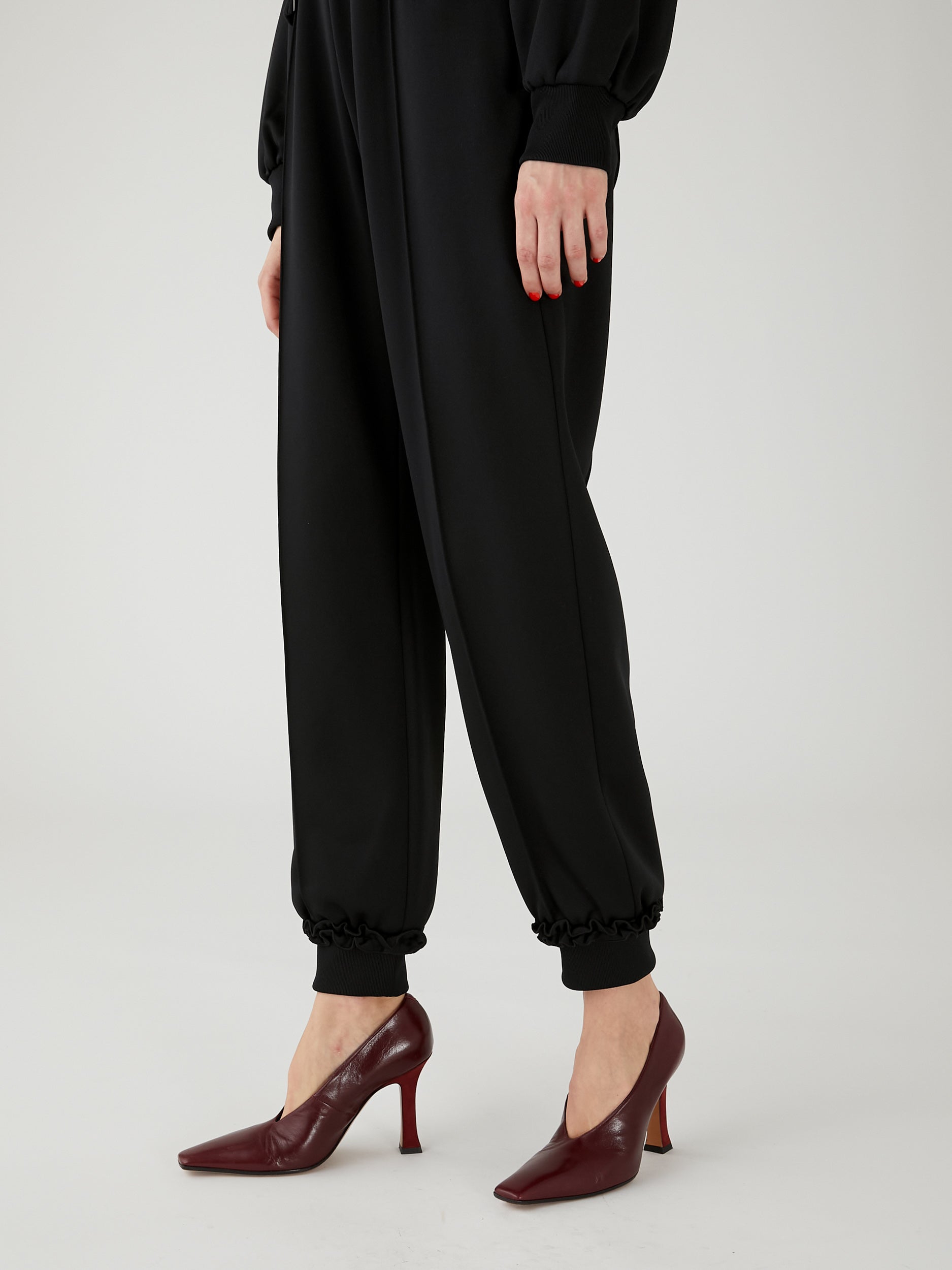 frill track pants