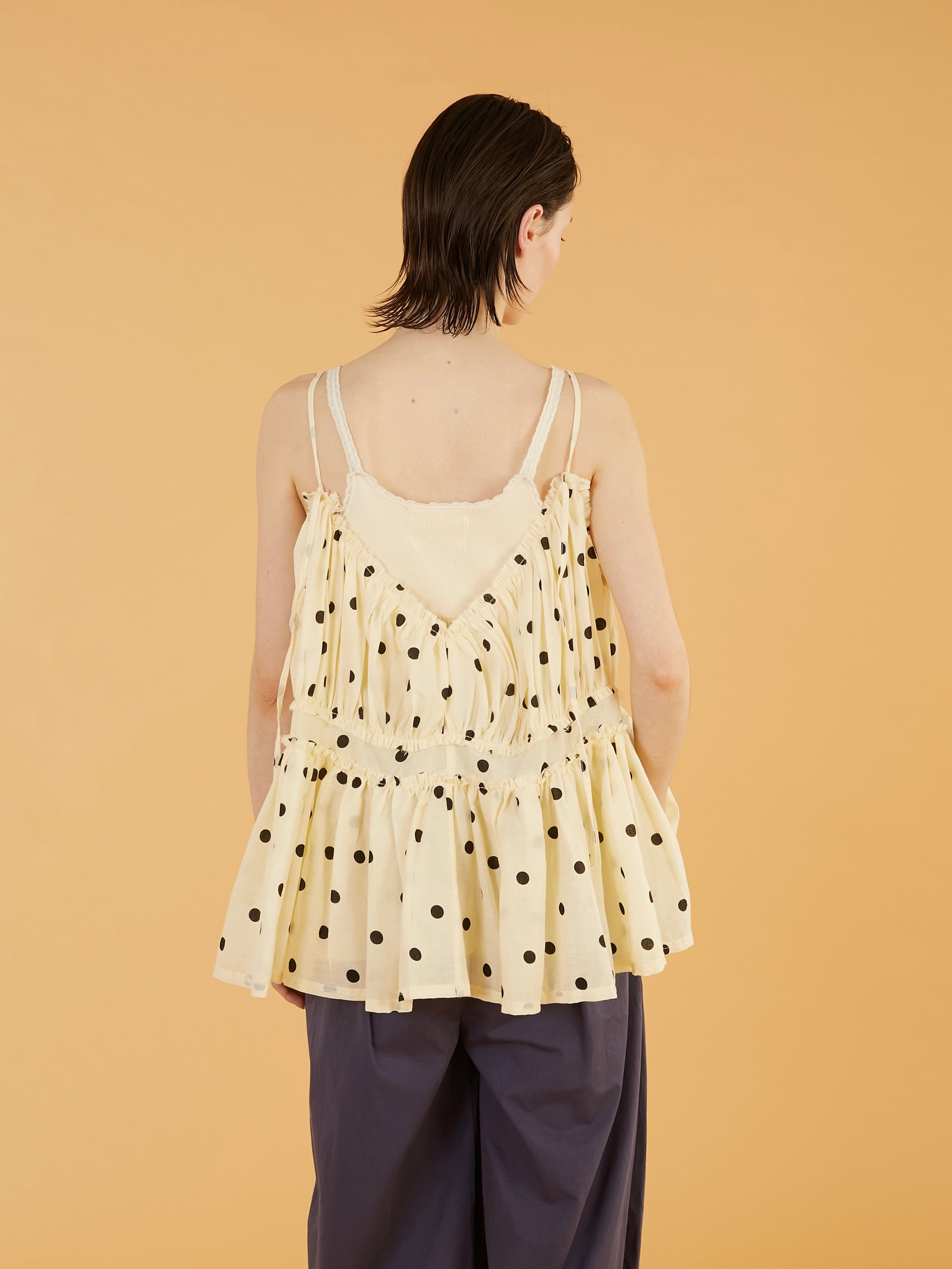 frill gather volume camisole｜DOT