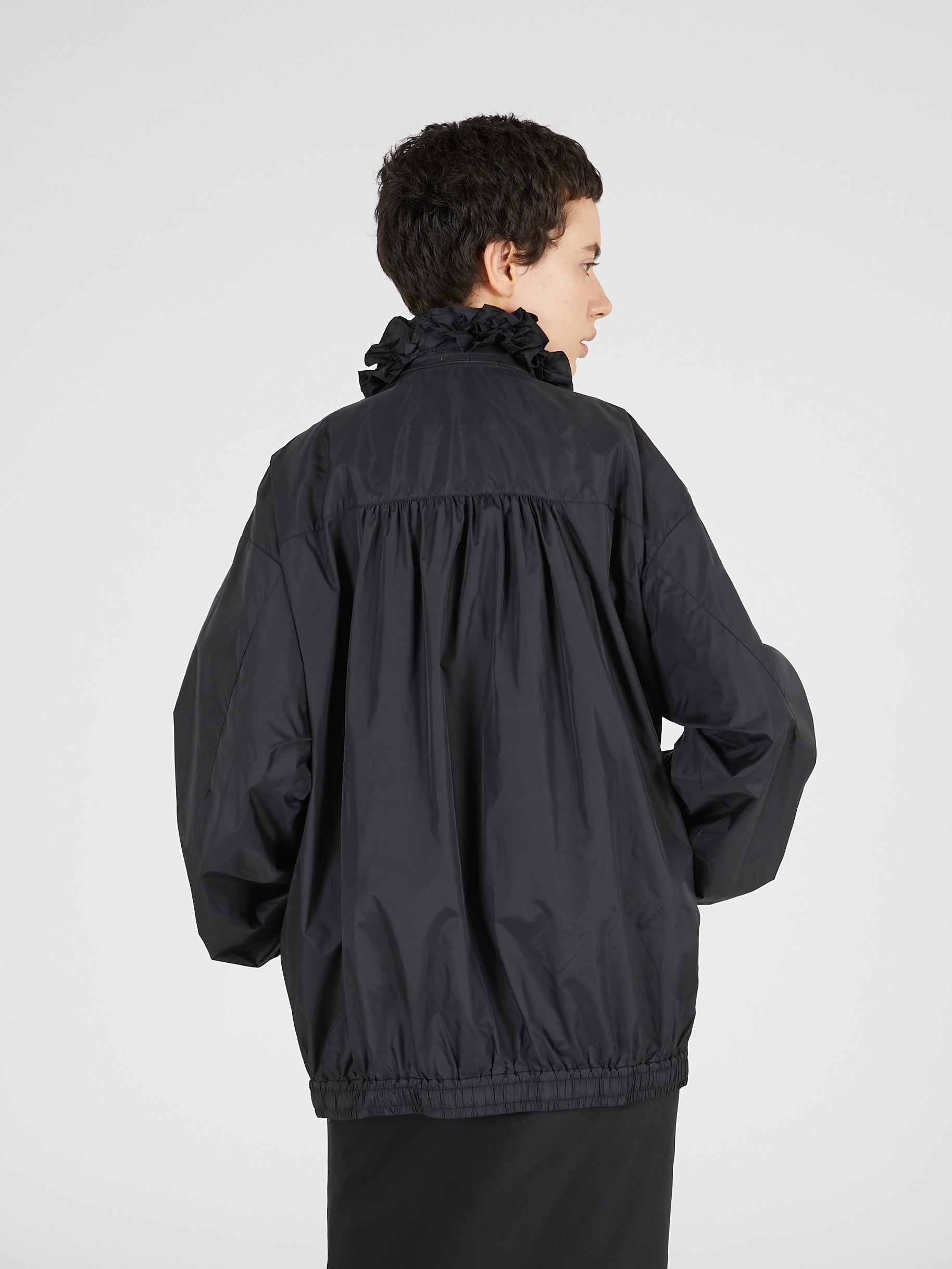 【griguri】pocketable wind breaker｜BLACK