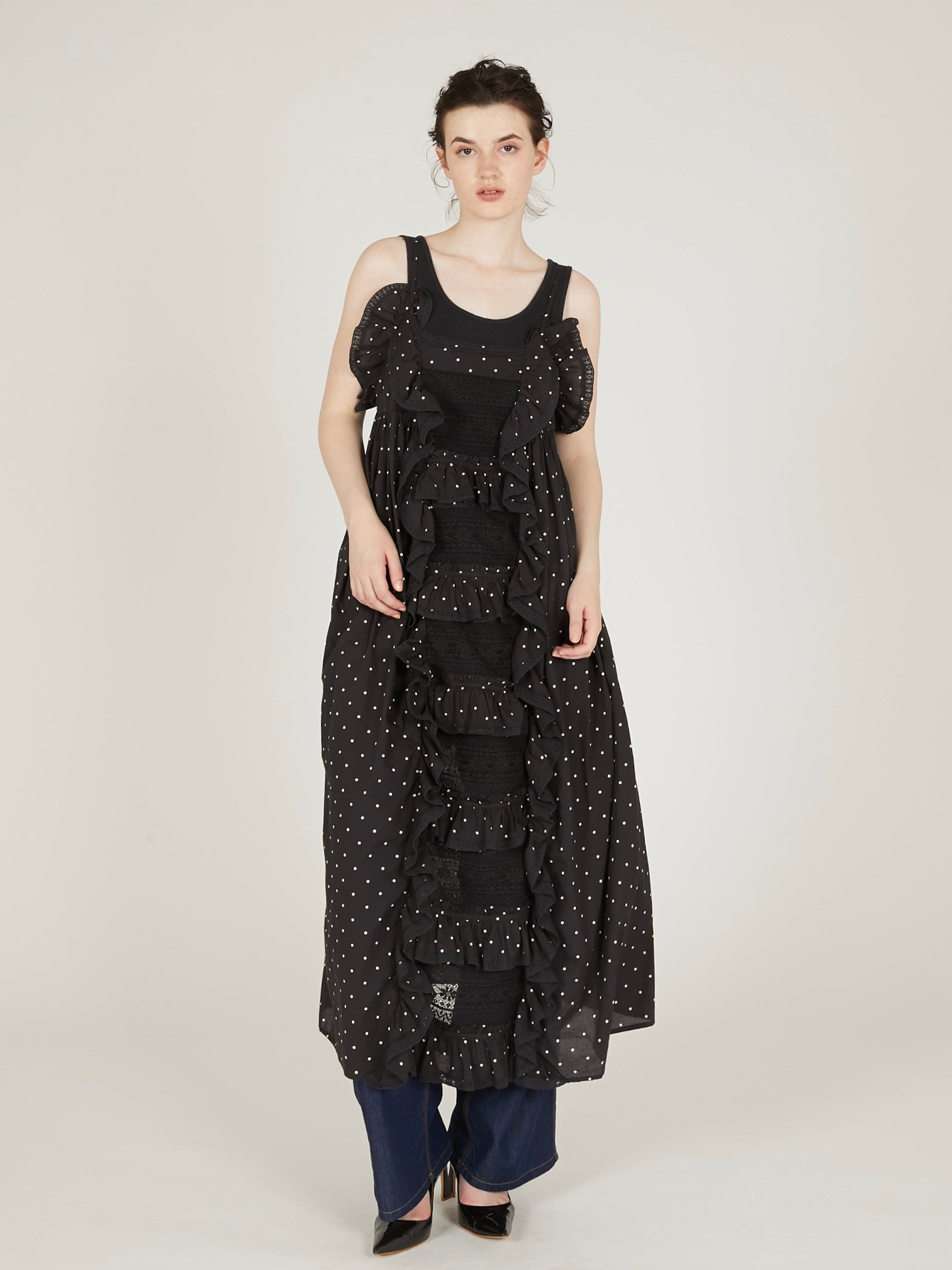 liver lace vintage likecami dress｜DOT