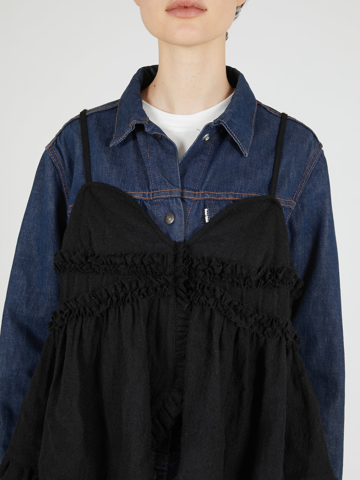 frill monster cami｜BLACK