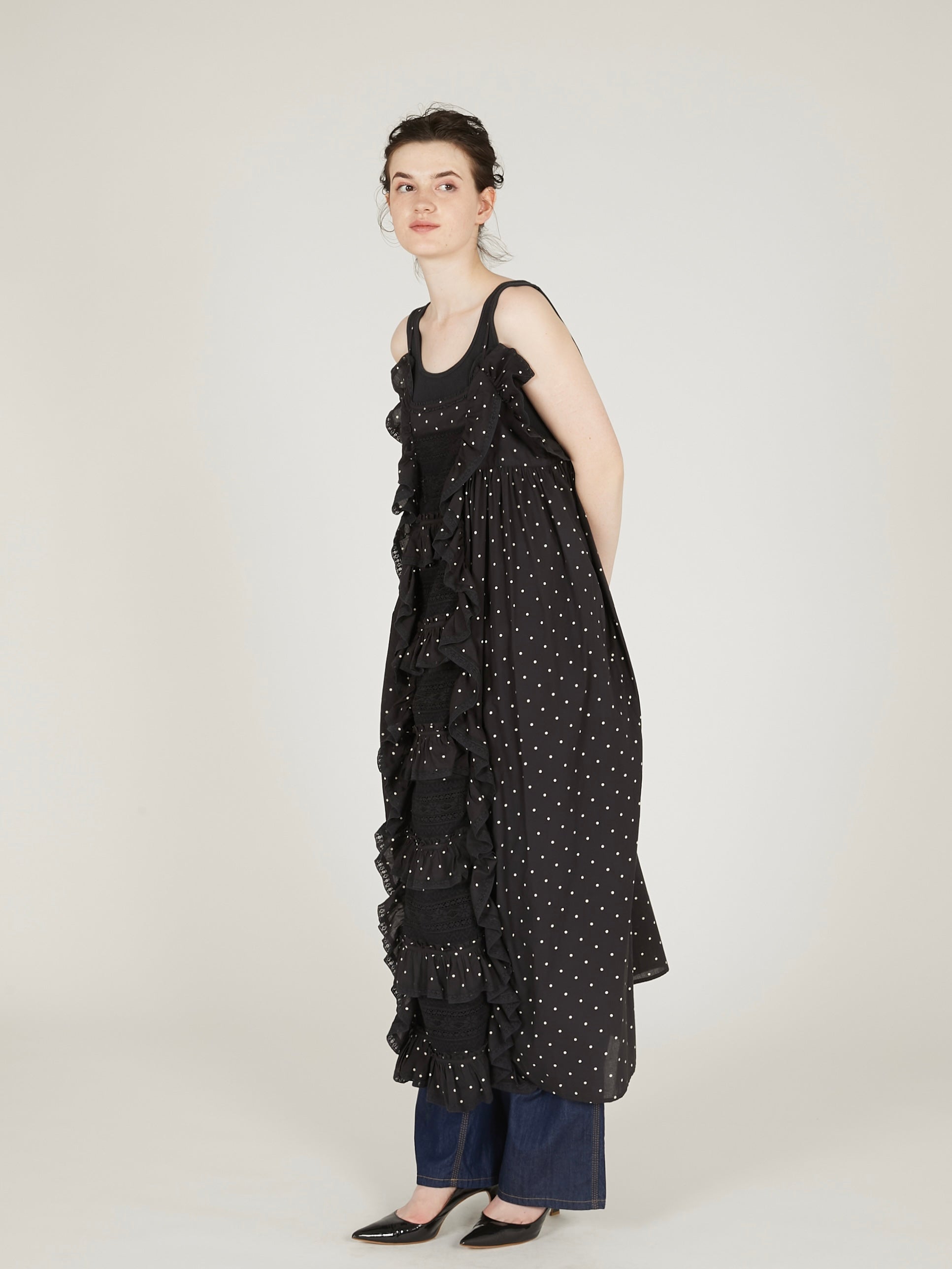 liver lace vintage likecami dress｜DOT