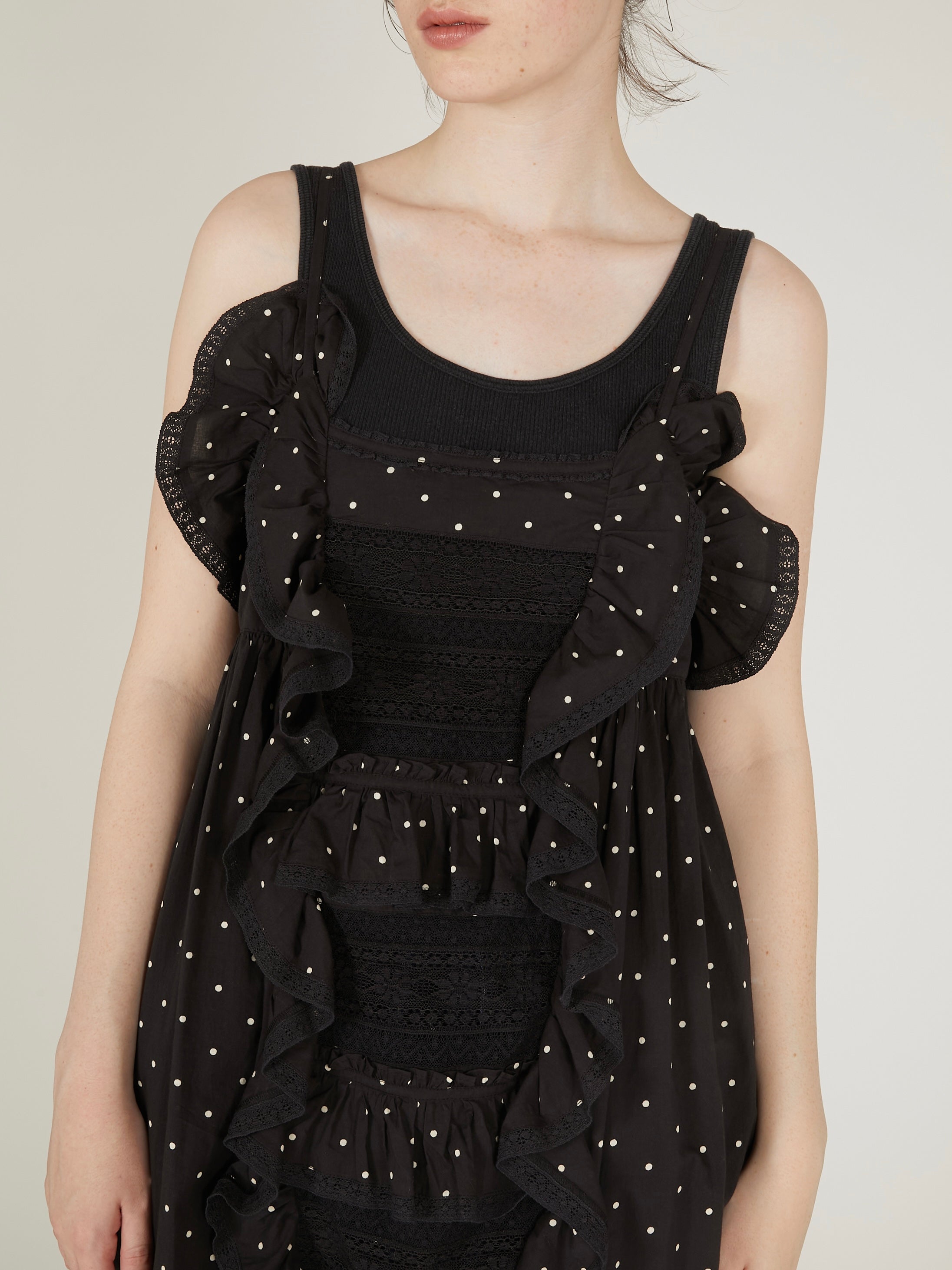 liver lace vintage likecami dress｜DOT