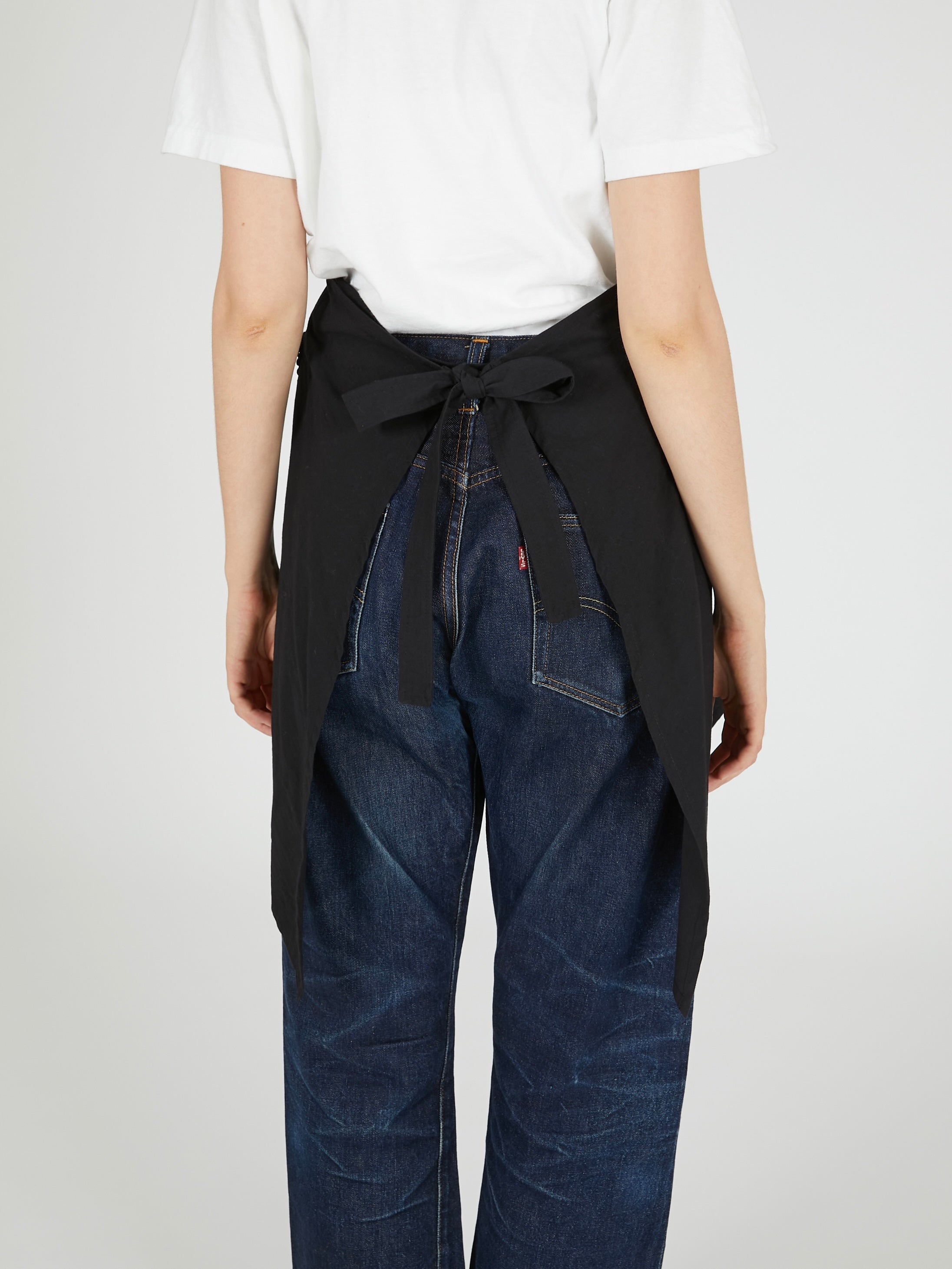 apron gilet blouse｜BLACK