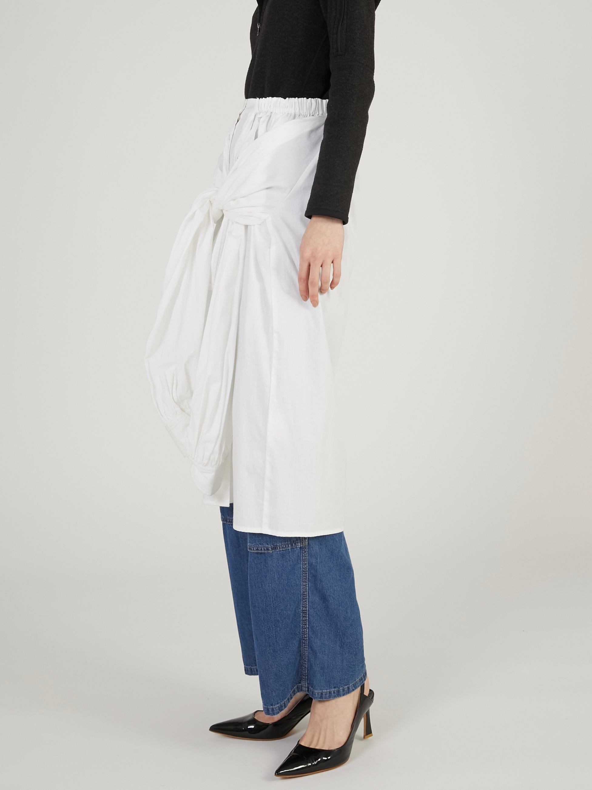 multiway grandpa shirts｜WHITE