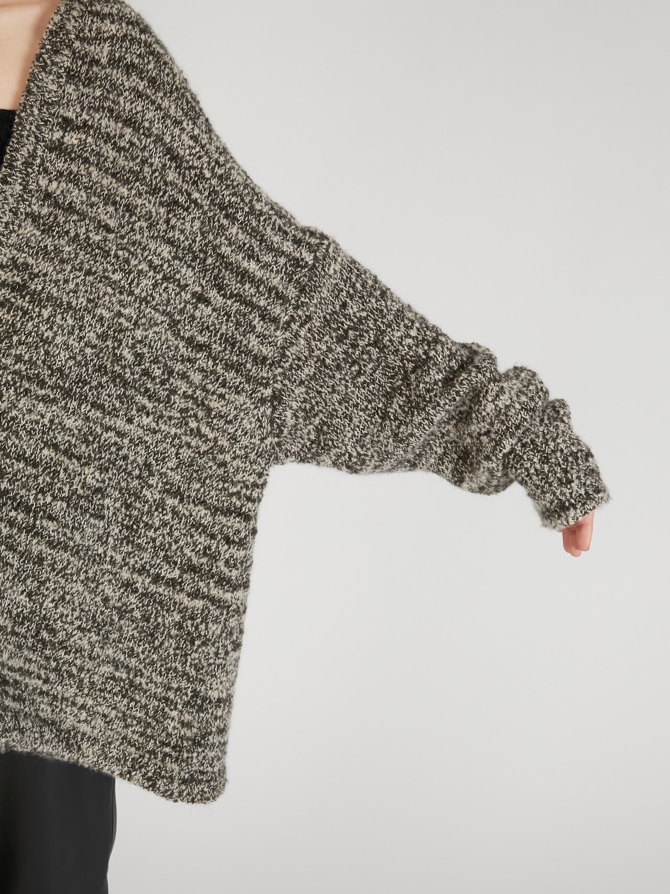 mohair mix pullover knit｜GRAY