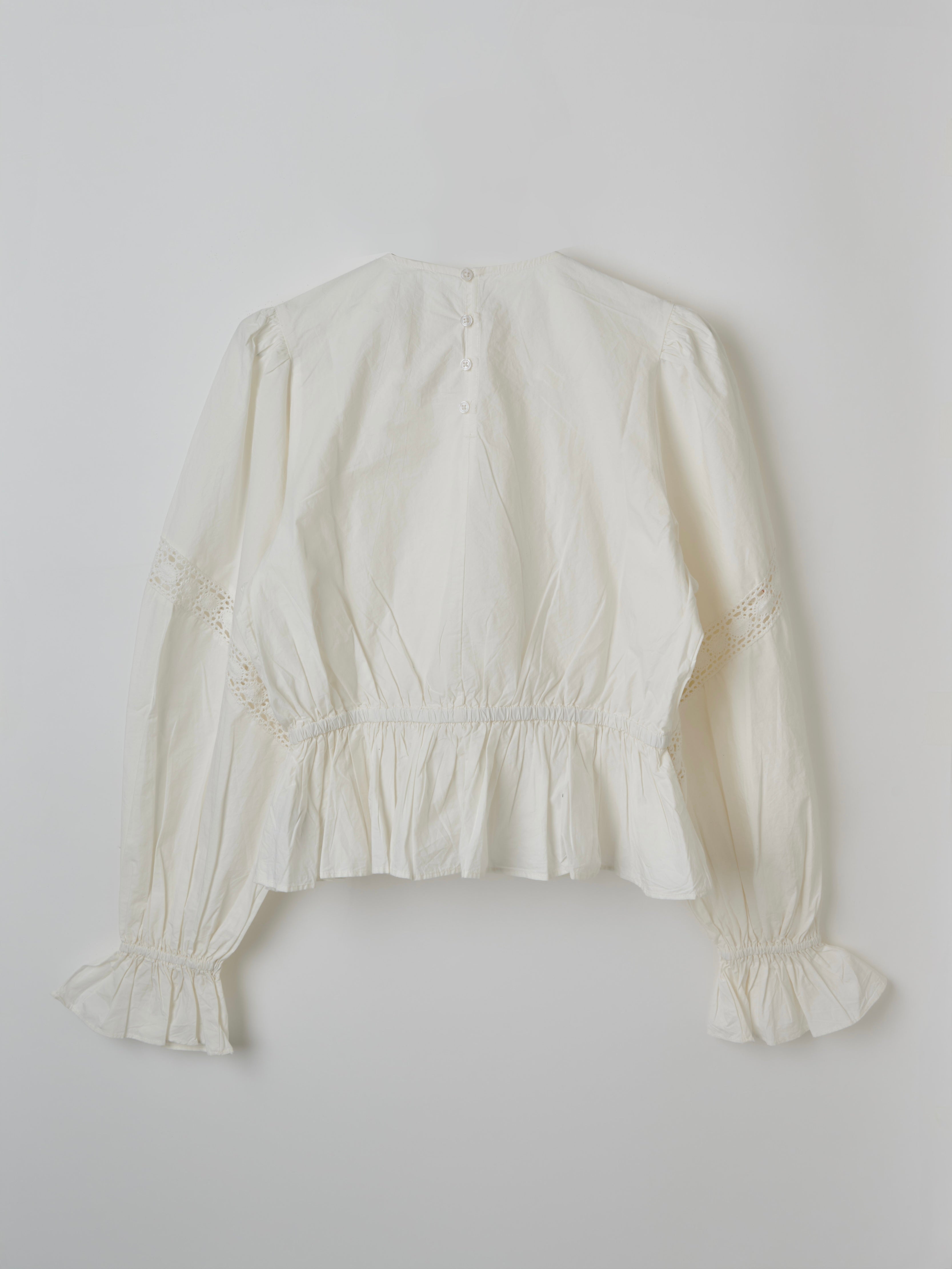 pillow case blouse｜WHITE