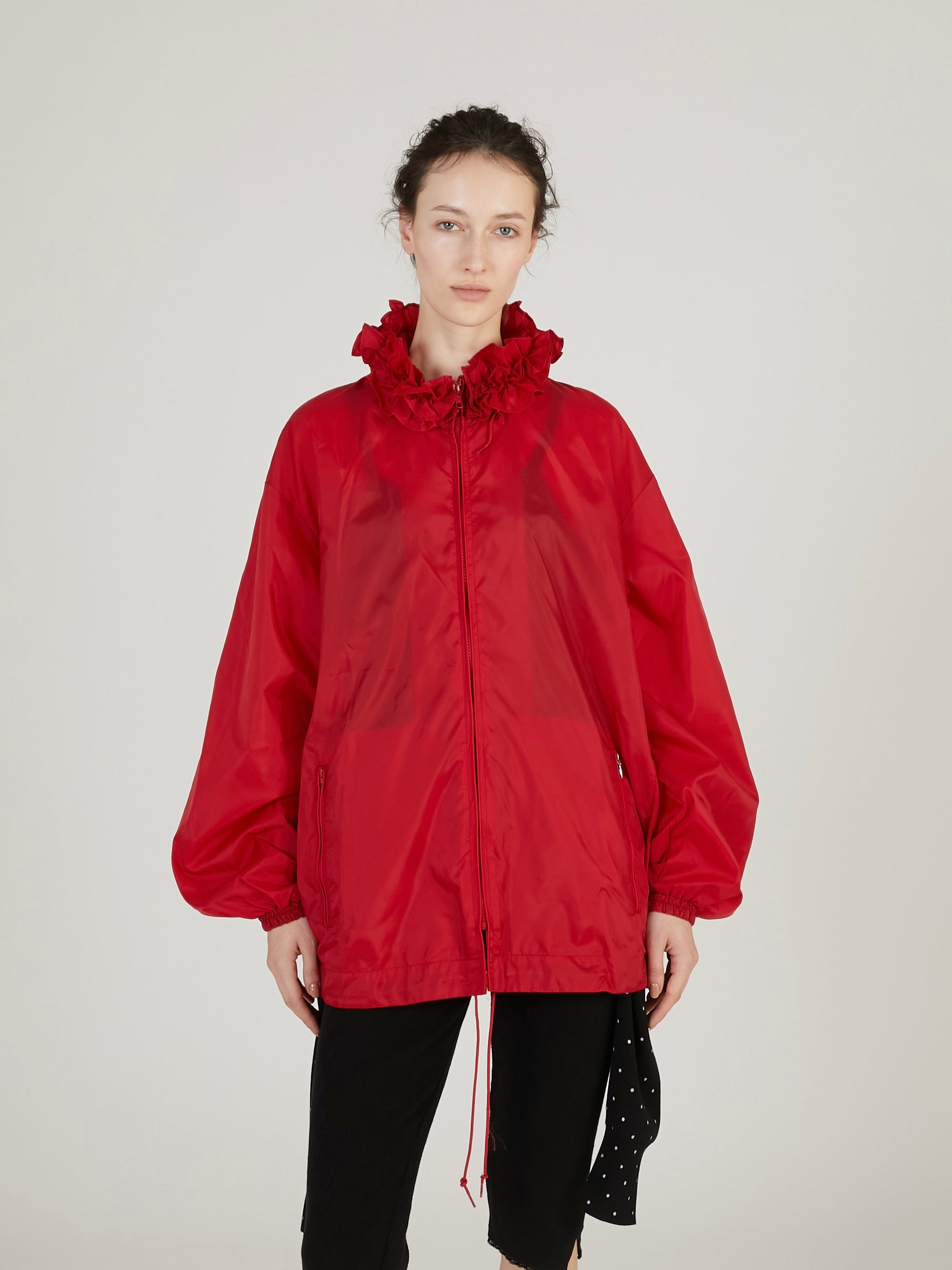 【griguri】pocketable wind breaker｜RED