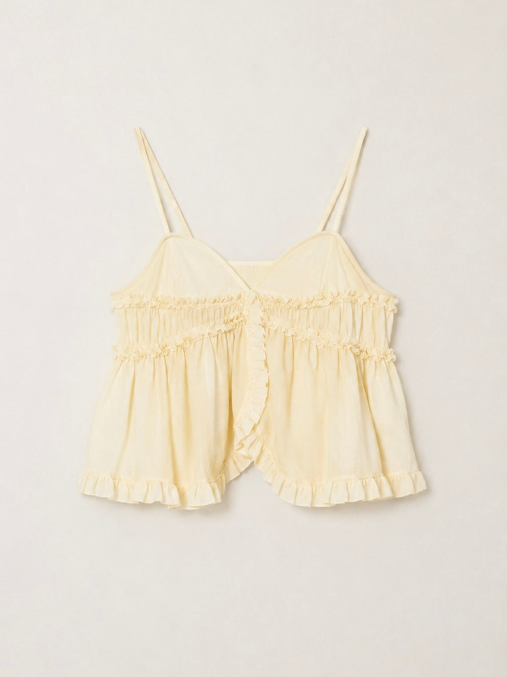 frill monster cami｜IVORY
