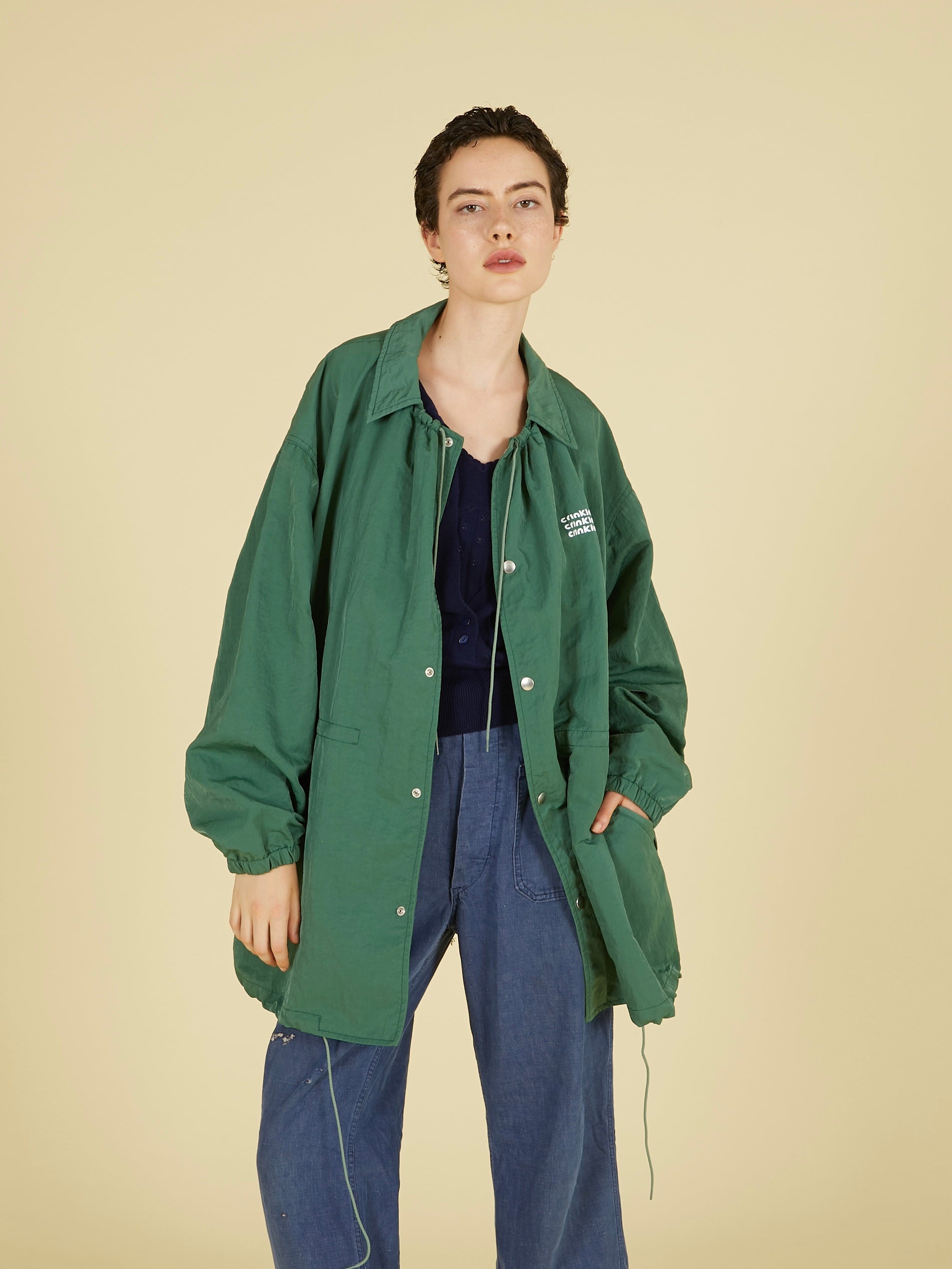 gather monster coach jacket｜NAVY