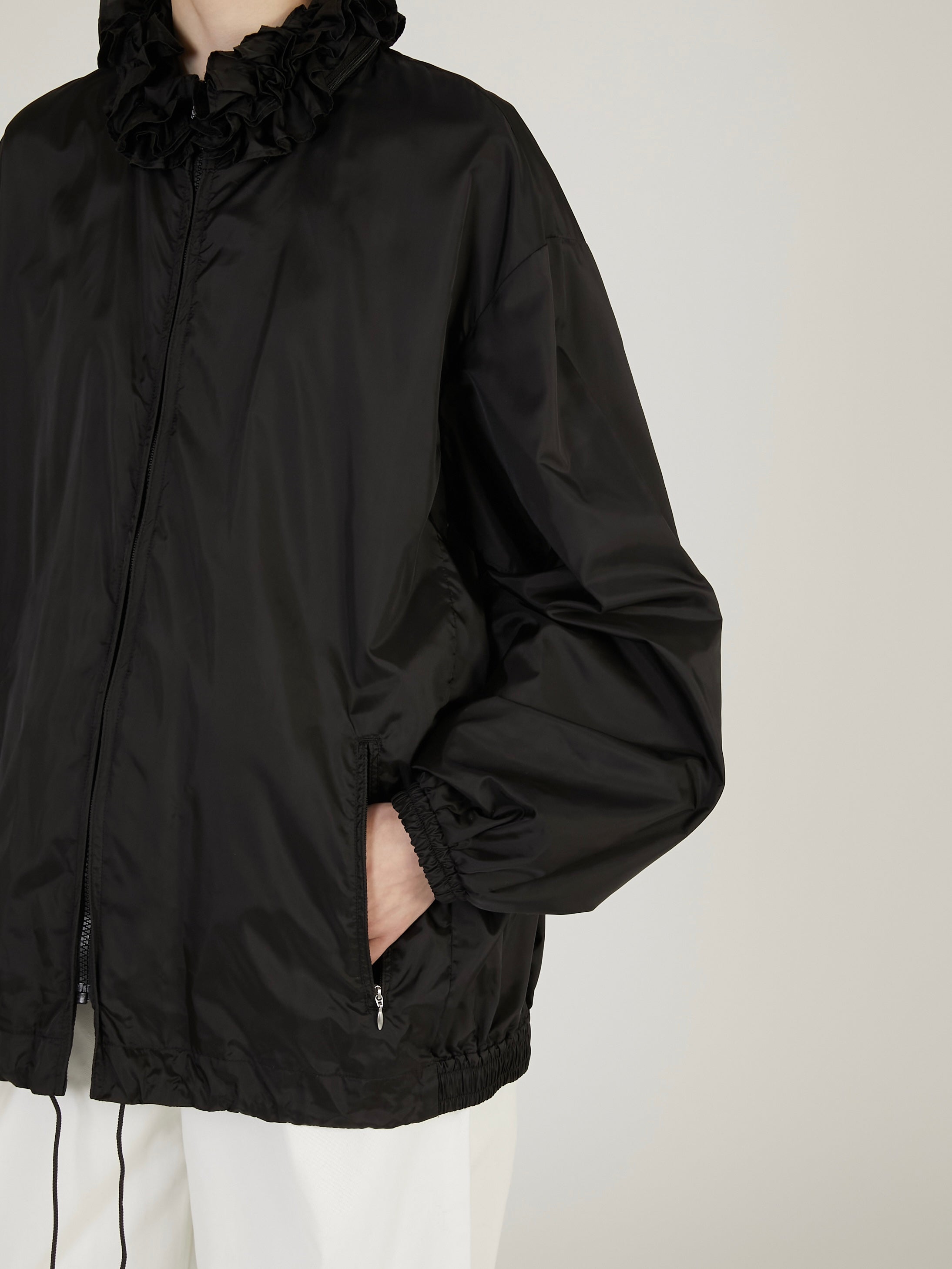 【griguri】pocketable wind breaker｜BLACK