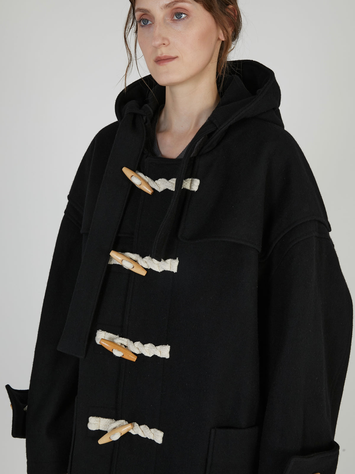 【griguri】monster duffle coat｜BLACK