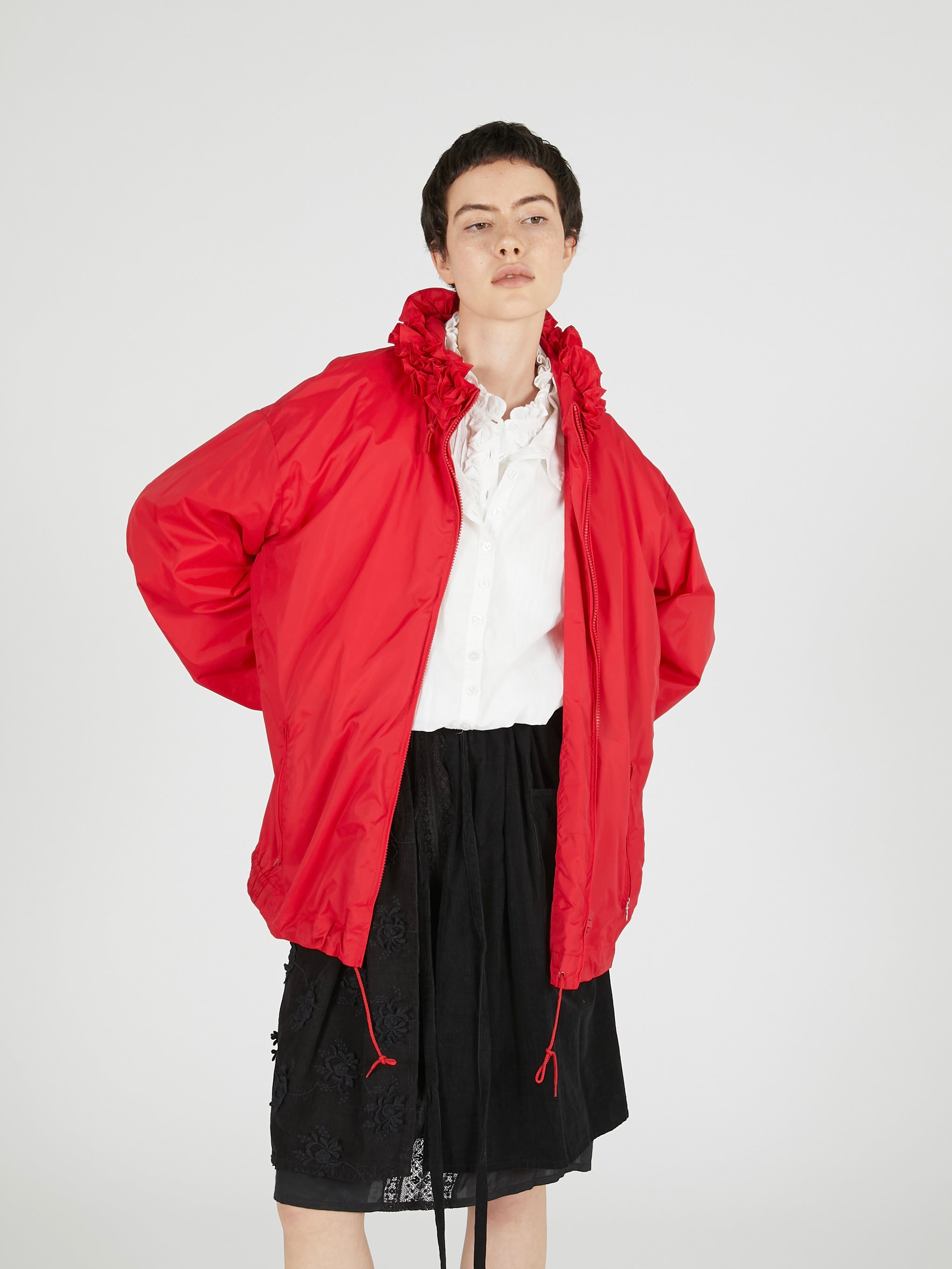 【griguri】pocketable wind breaker｜RED