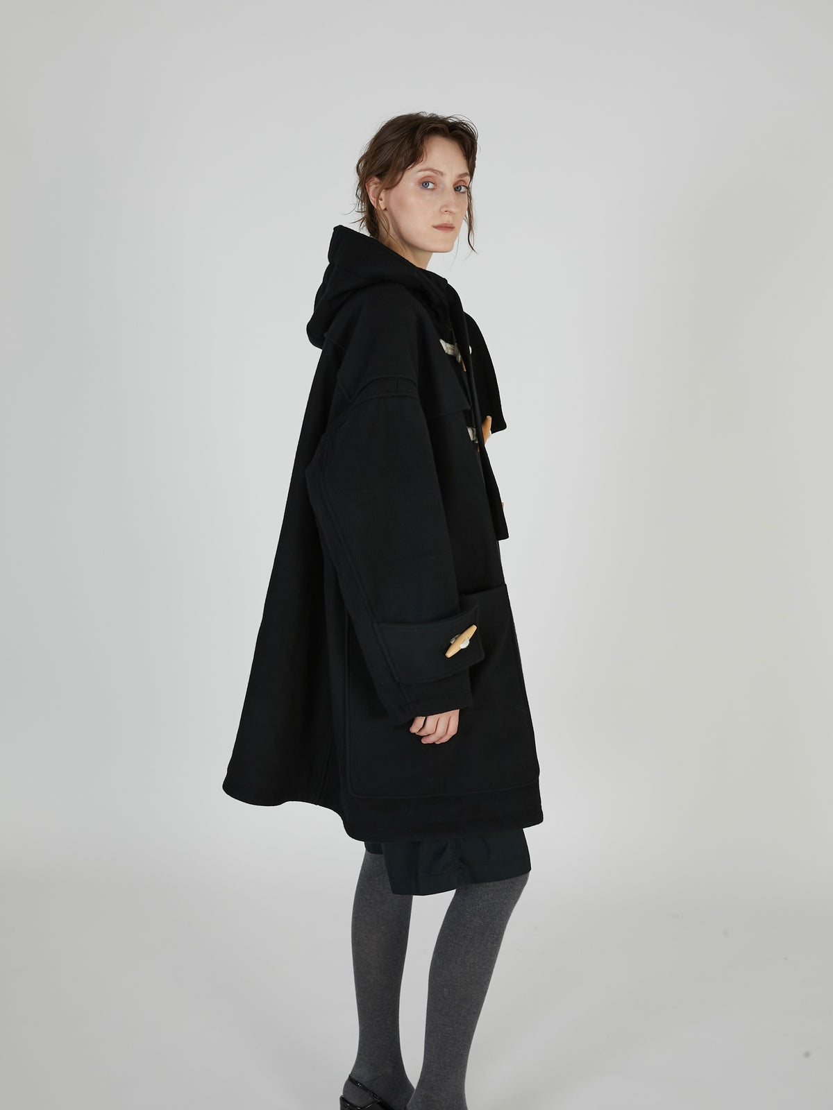 【griguri】monster duffle coat｜BLACK