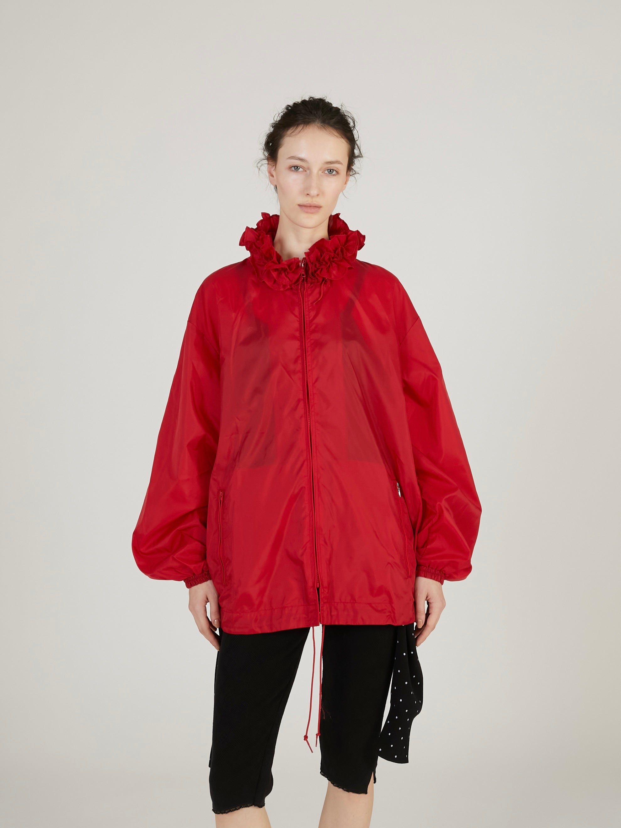griguri】pocketable wind breaker｜BLACK