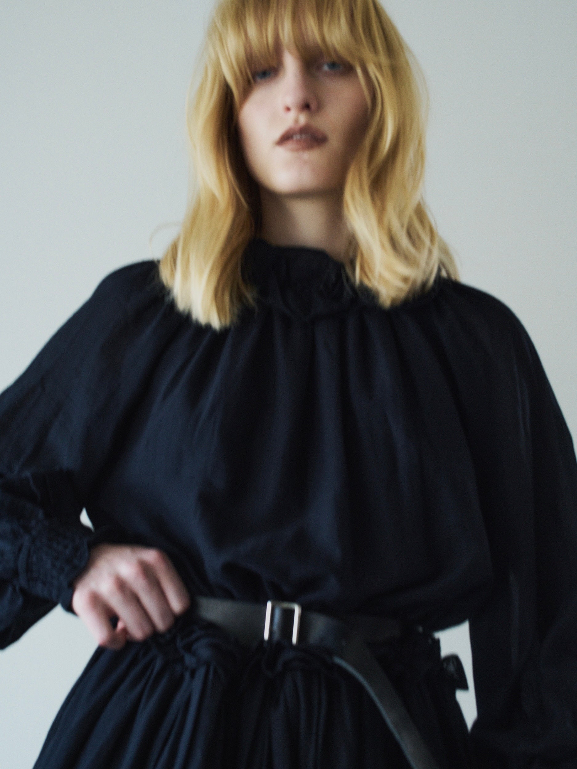 cotton frill coller onepiace｜BLACK