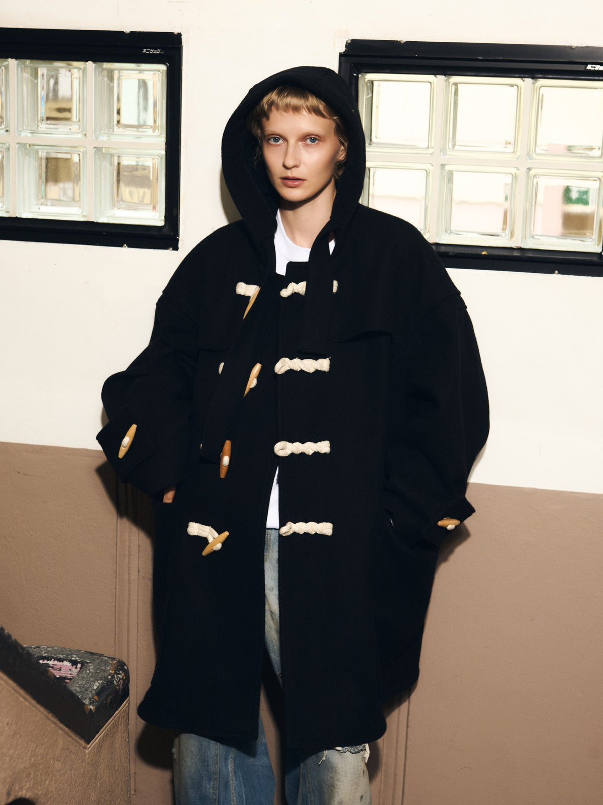 【griguri】monster duffle coat｜BLACK