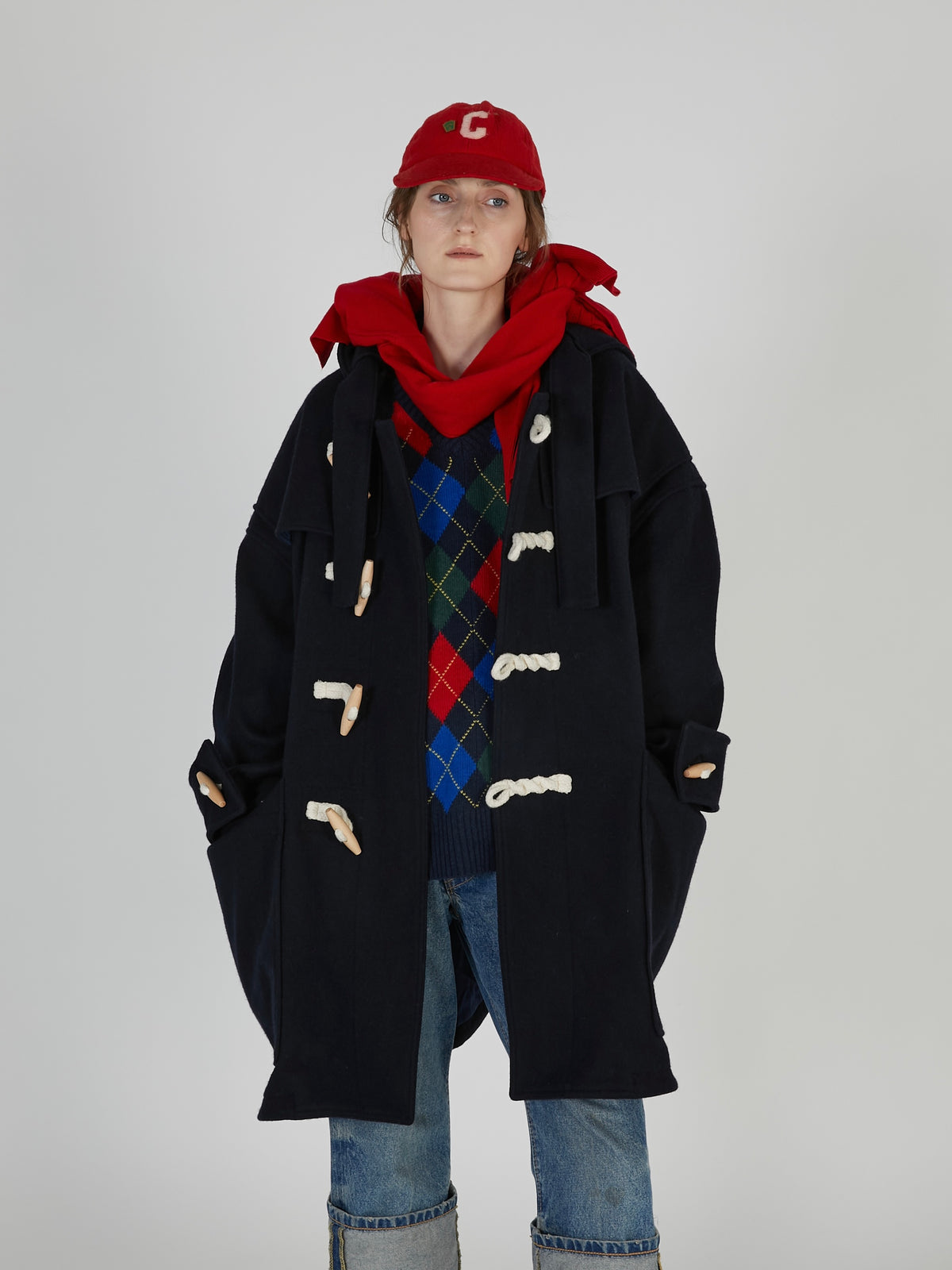 【griguri】monster duffle coat｜NAVY