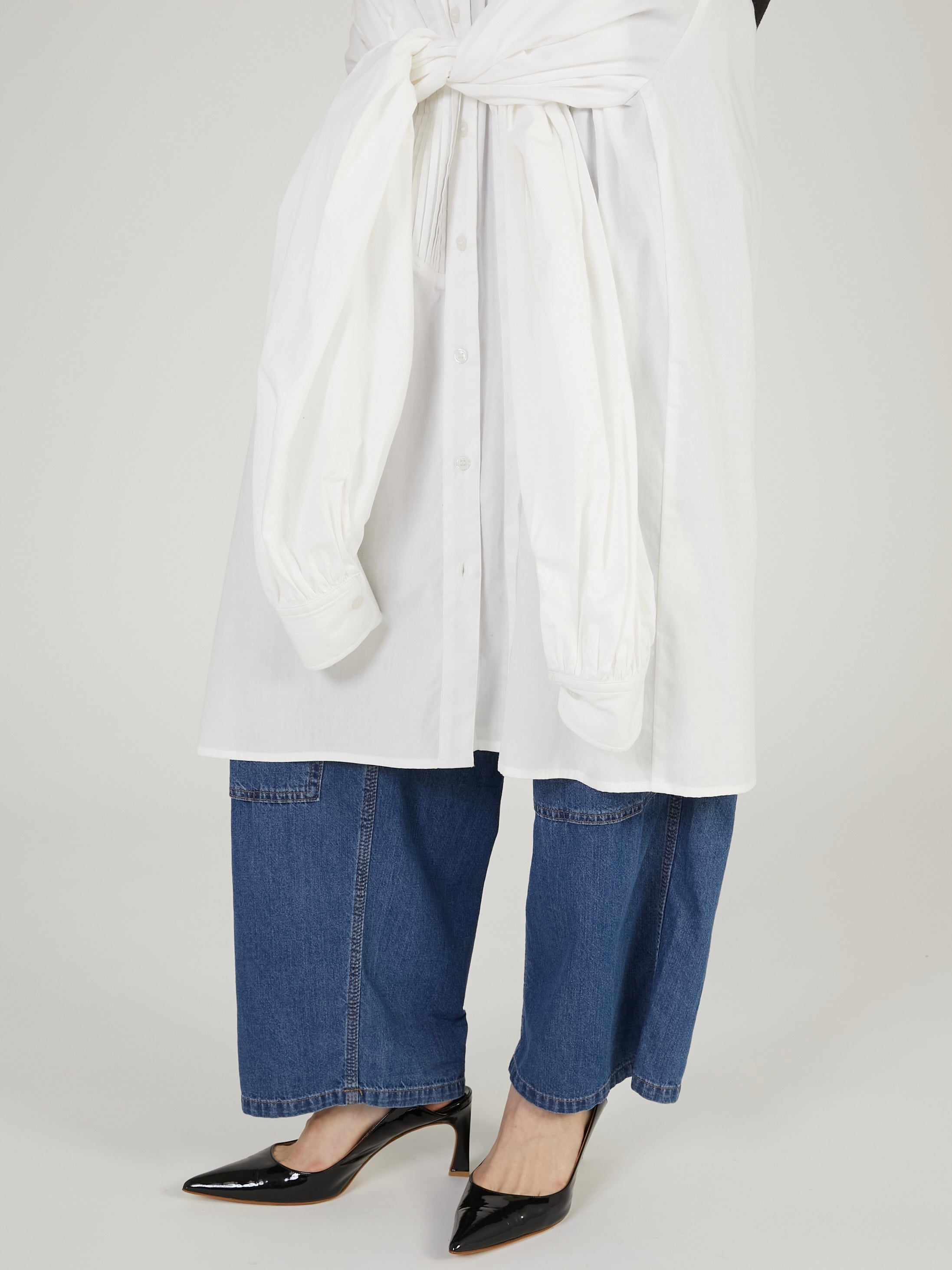 multiway grandpa shirts｜WHITE