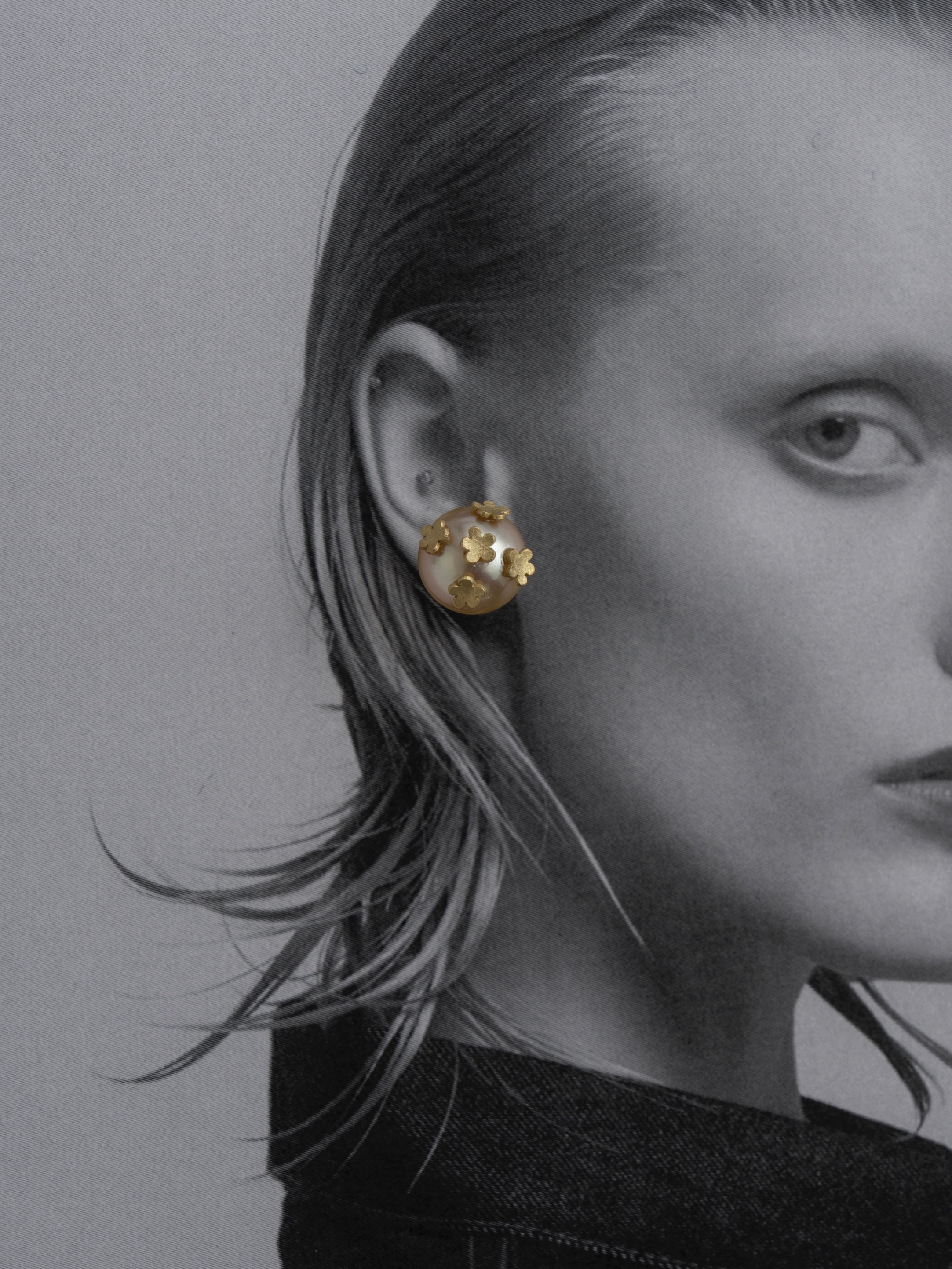 【パール×18K GOLD】stones stone zoo ピアス｜FROWER