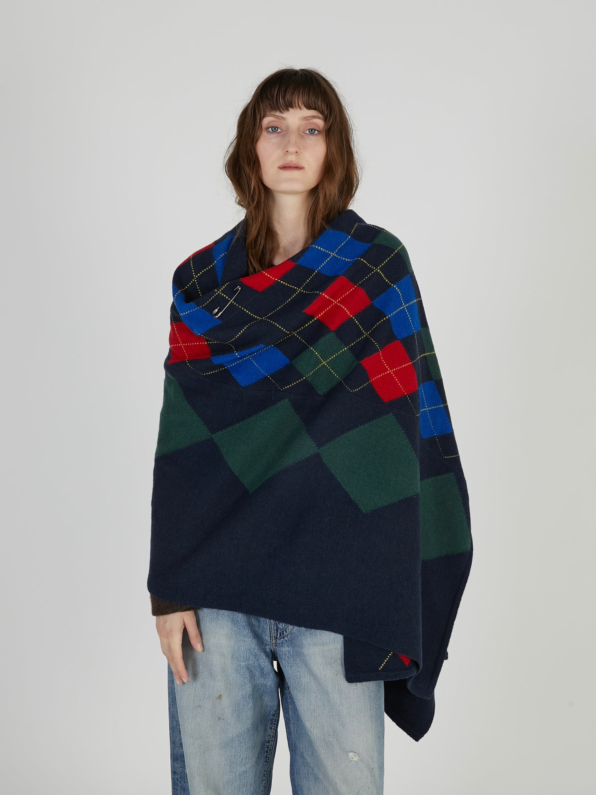 【griguri】argyle big stole｜MULTI