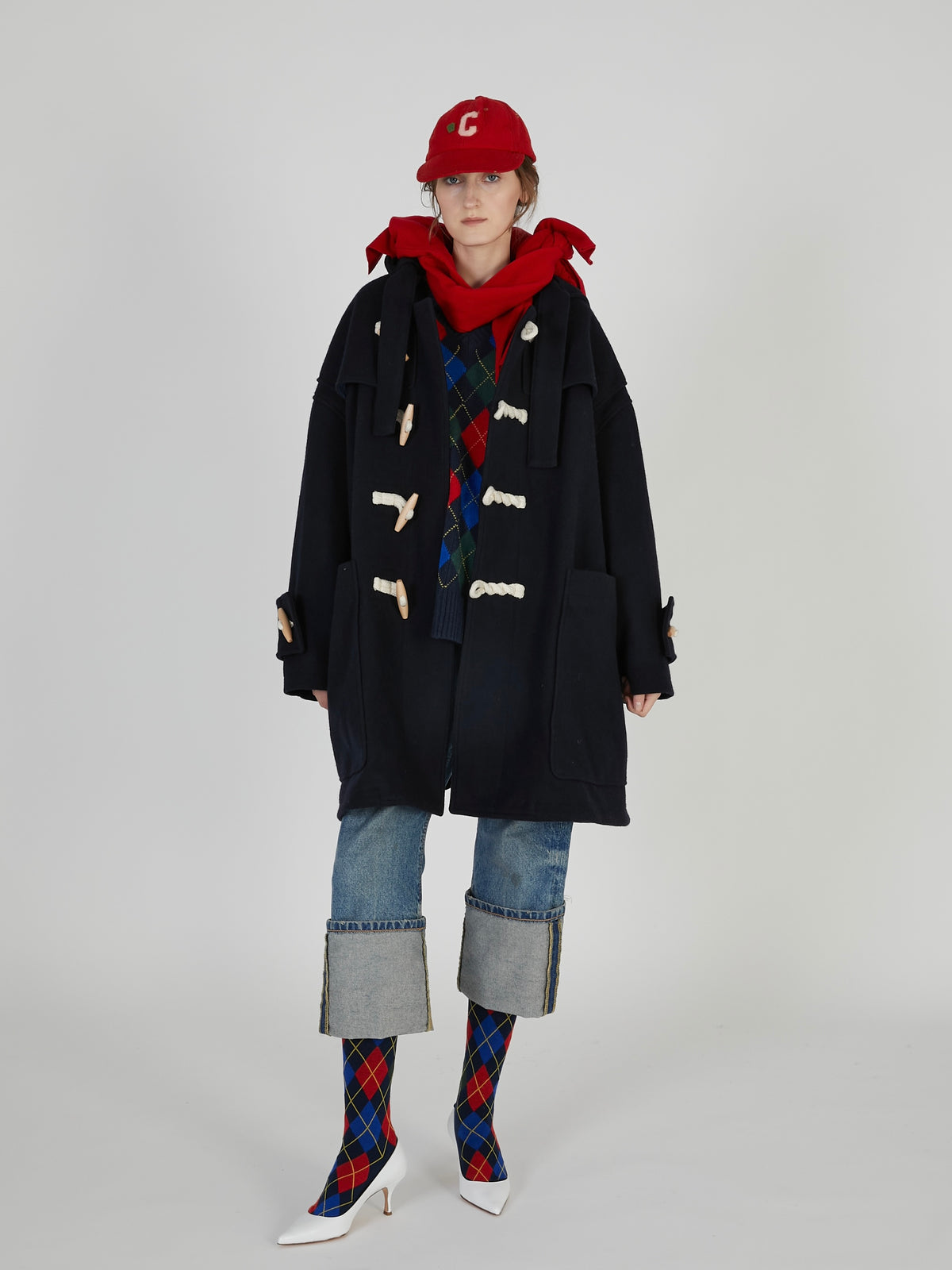 【griguri】monster duffle coat｜NAVY