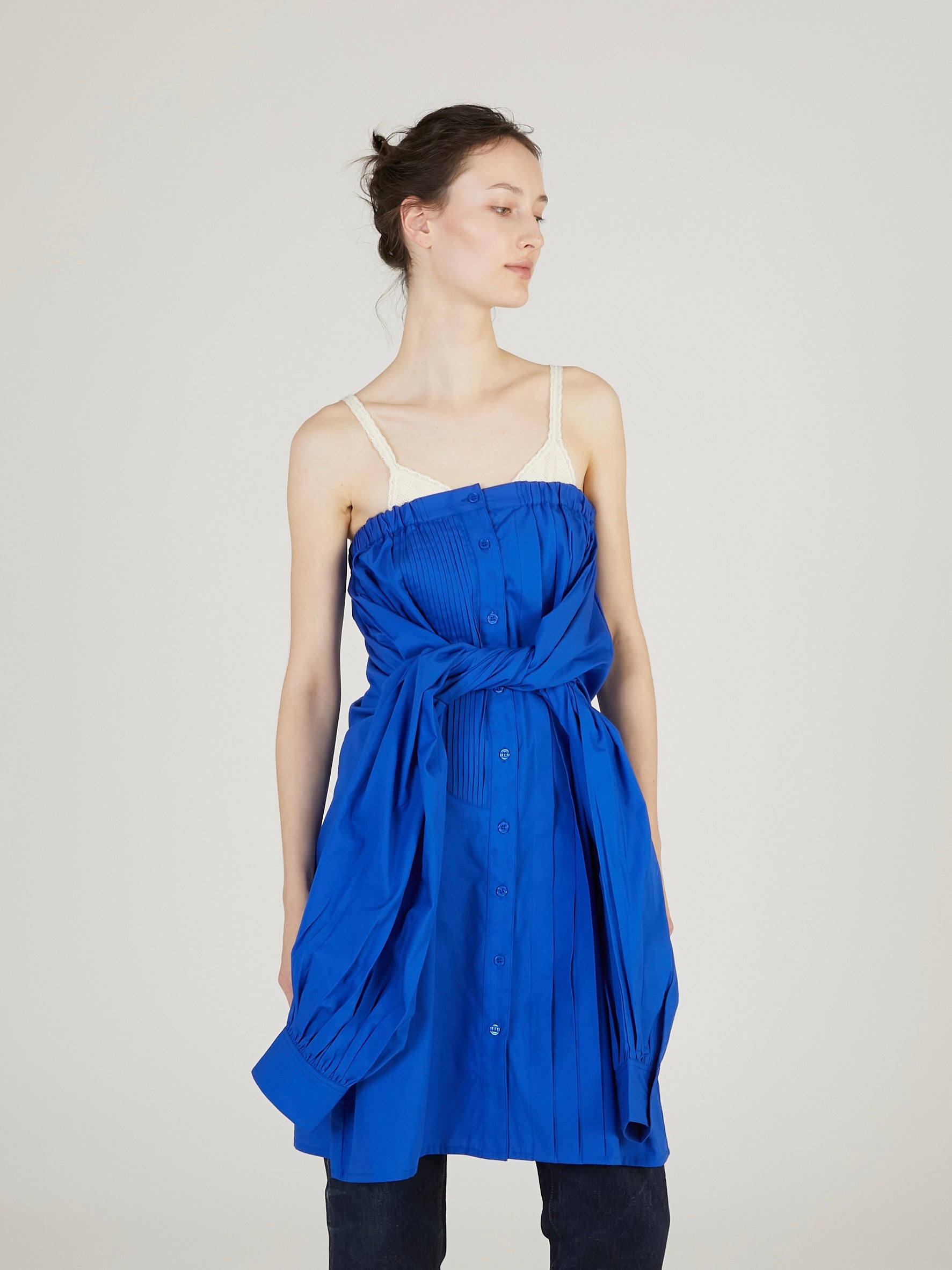 multiway grandpa shirts｜BLUE