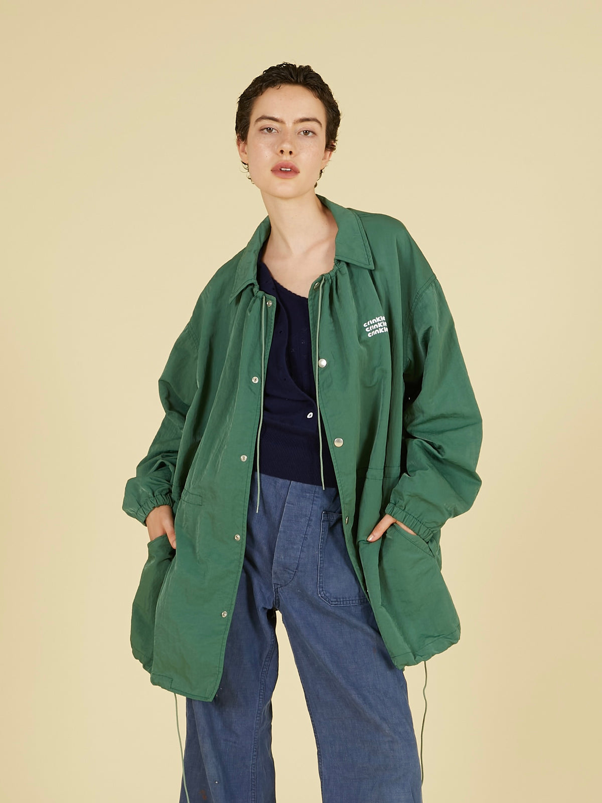 gather monster coach jacket｜GREEN