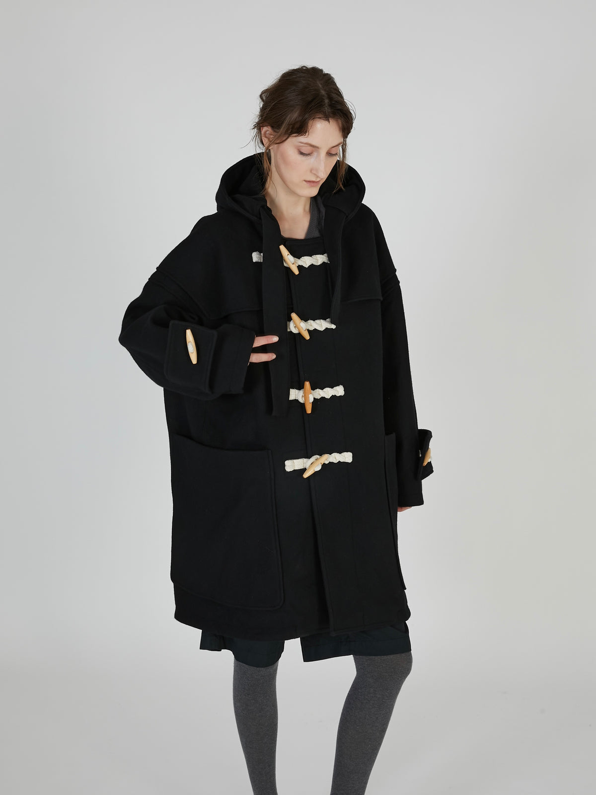 【griguri】monster duffle coat｜BLACK