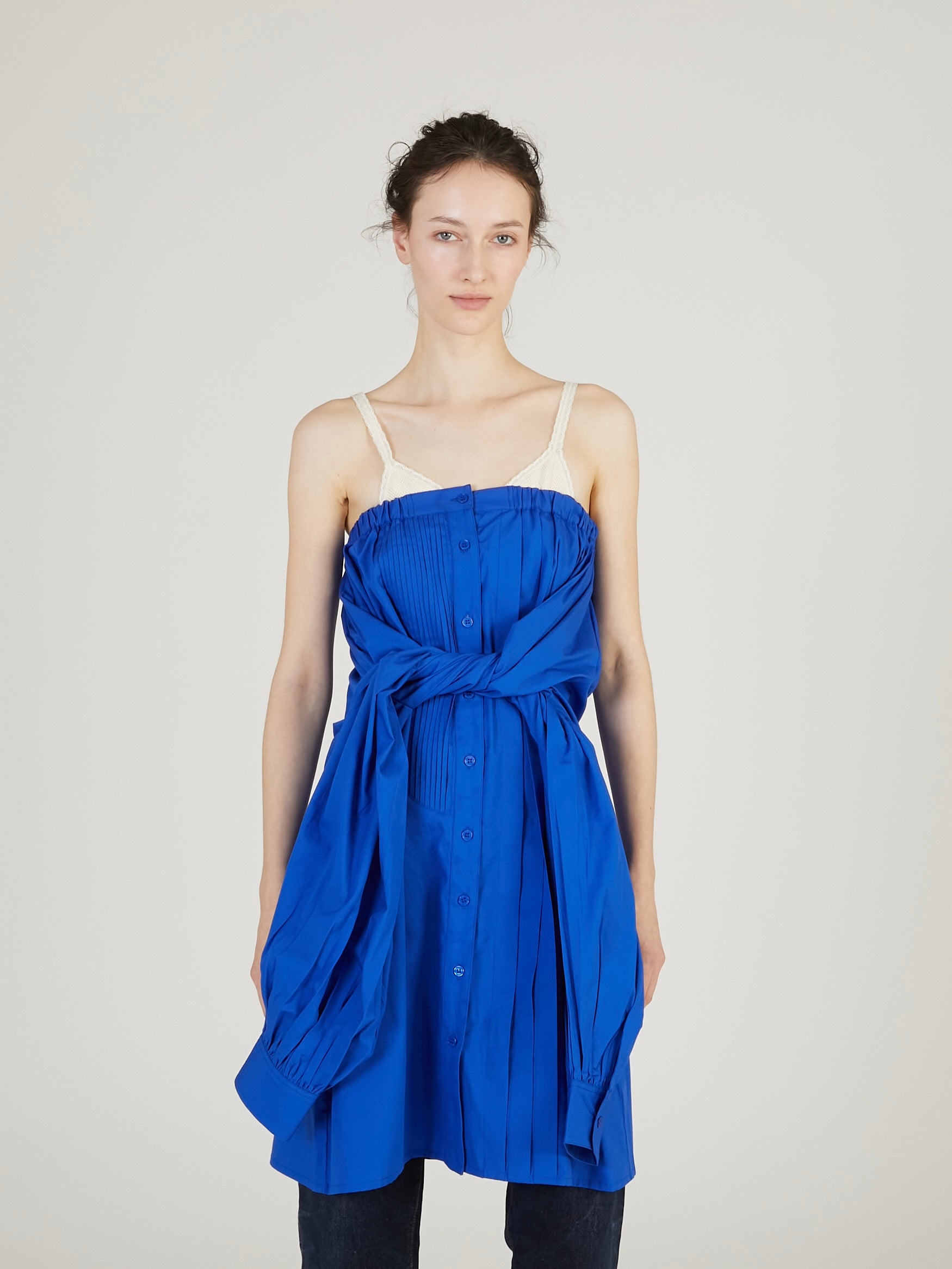 multiway grandpa shirts｜BLUE