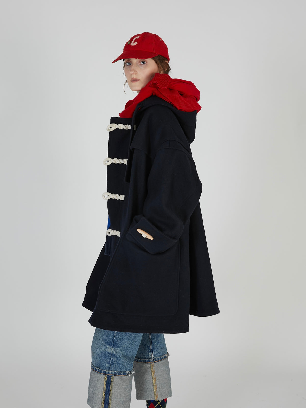 【griguri】monster duffle coat｜NAVY