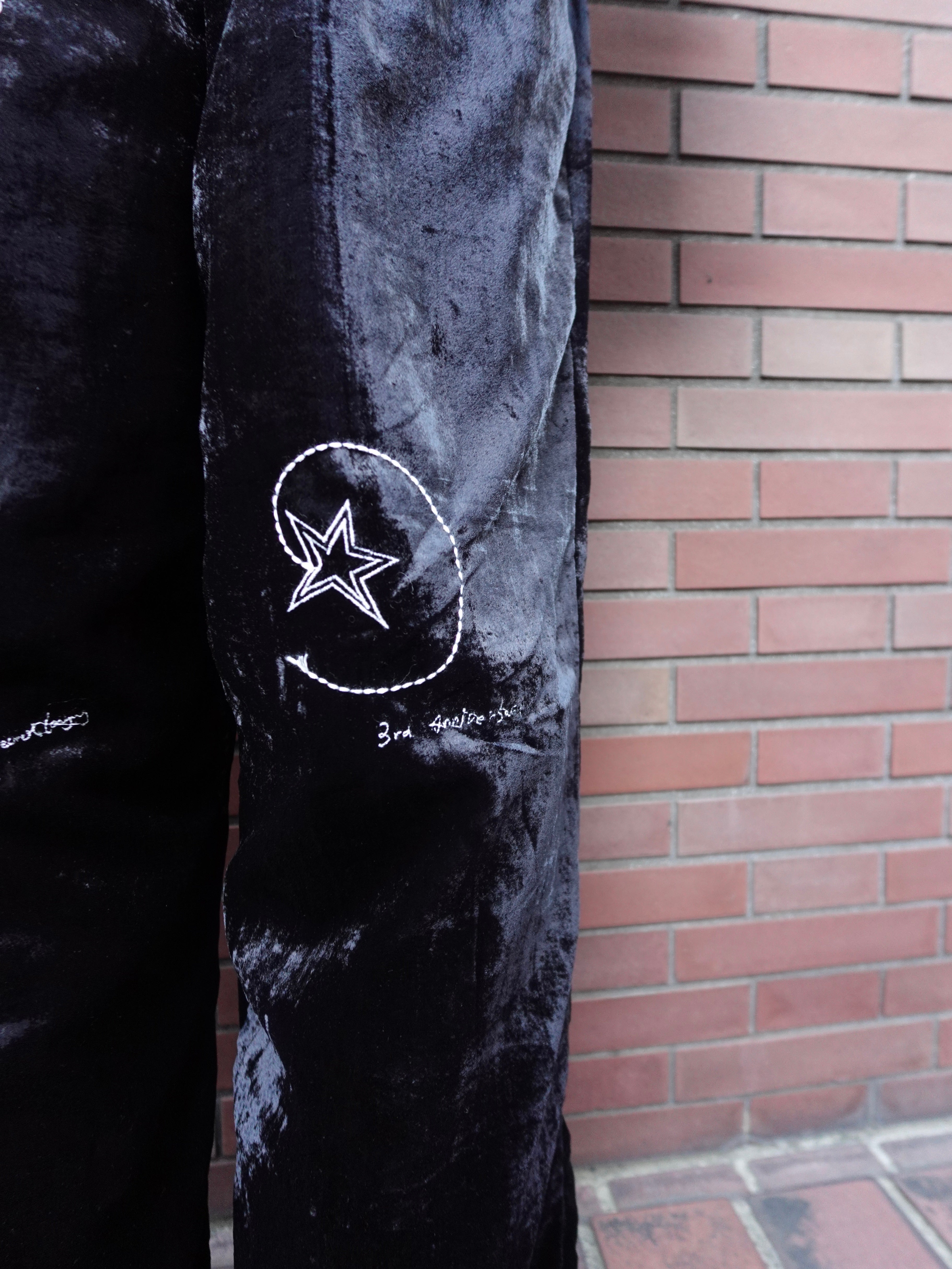 velvet fantasy quilting jacket｜BLACK