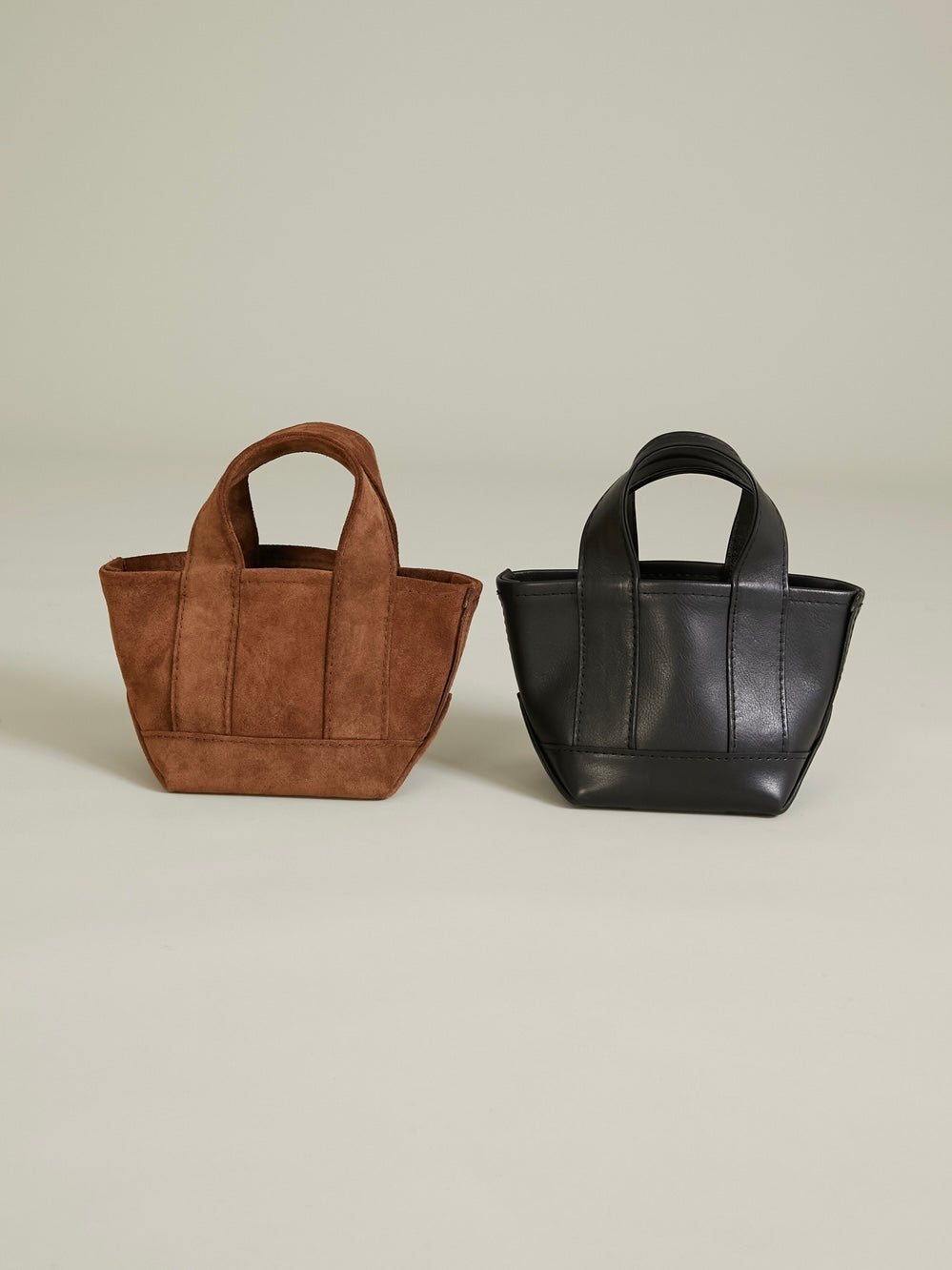 × KOOKY ZOO leather mini  tote｜BLACK