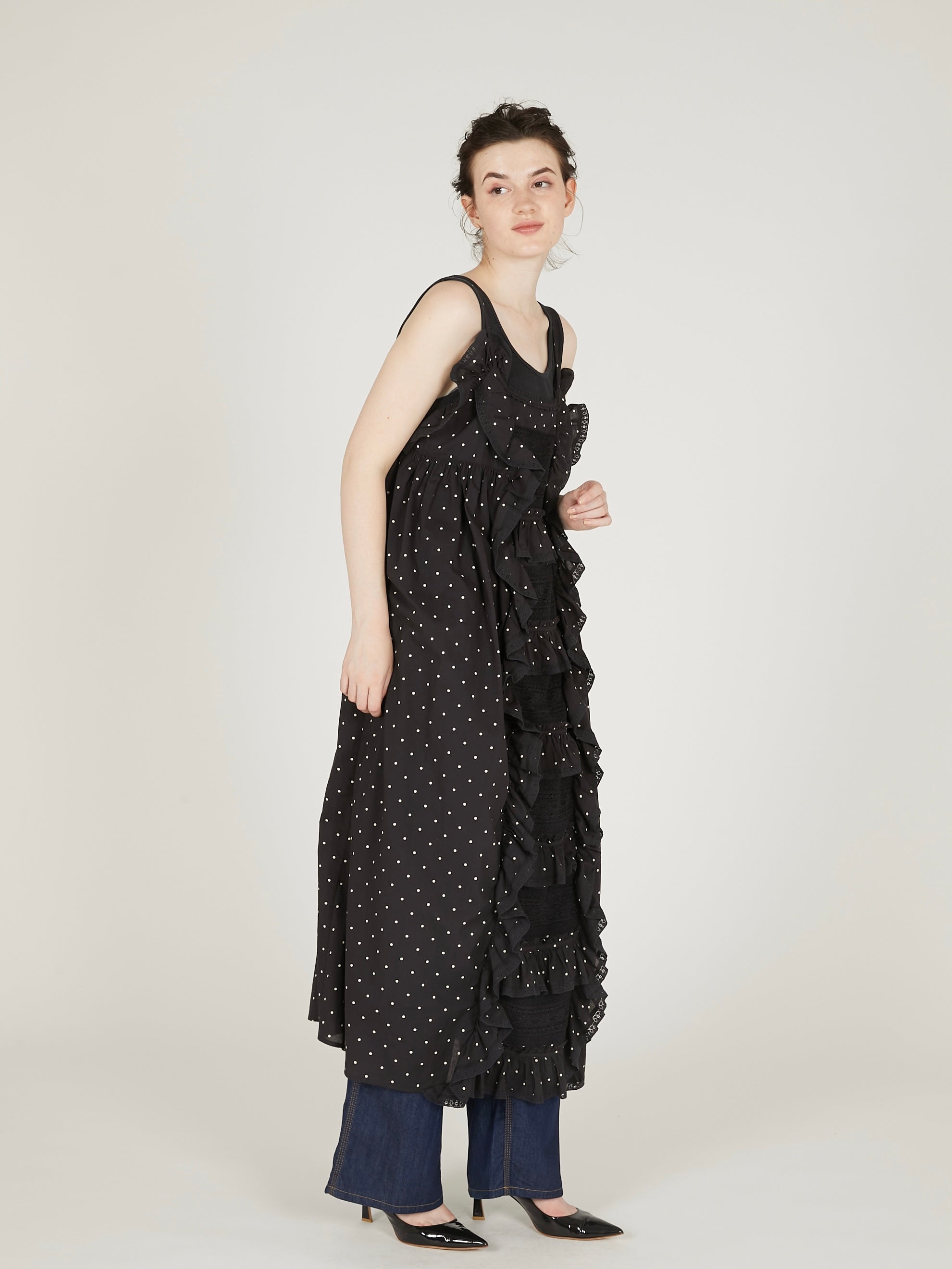 liver lace vintage likecami dress｜DOT