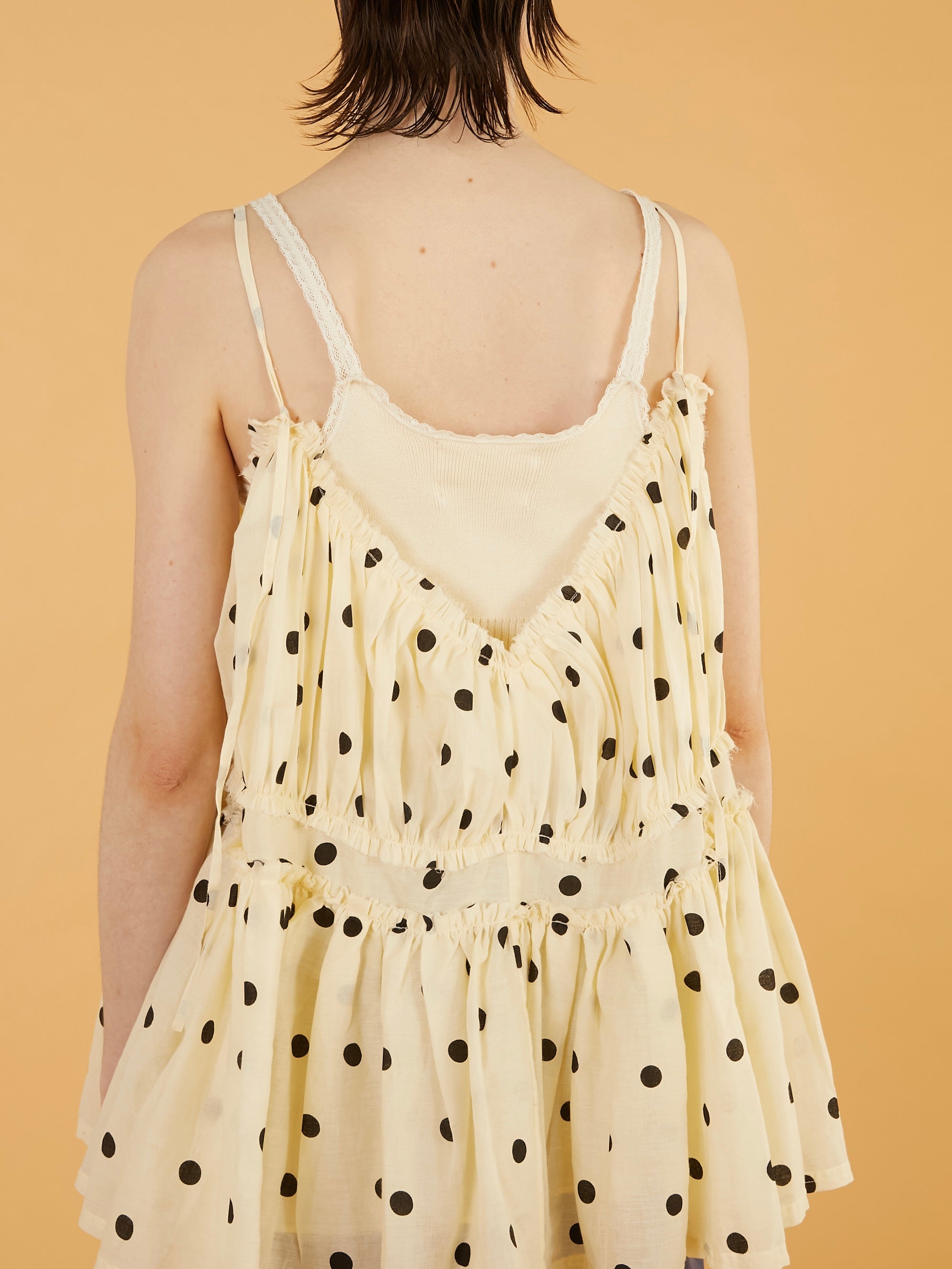 frill gather volume camisole｜DOT