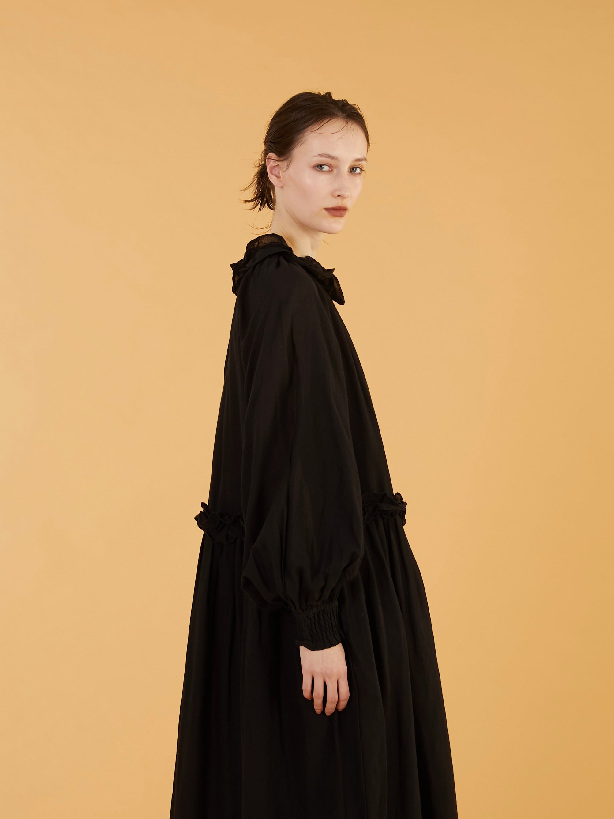 cotton frill coller onepiace｜BLACK