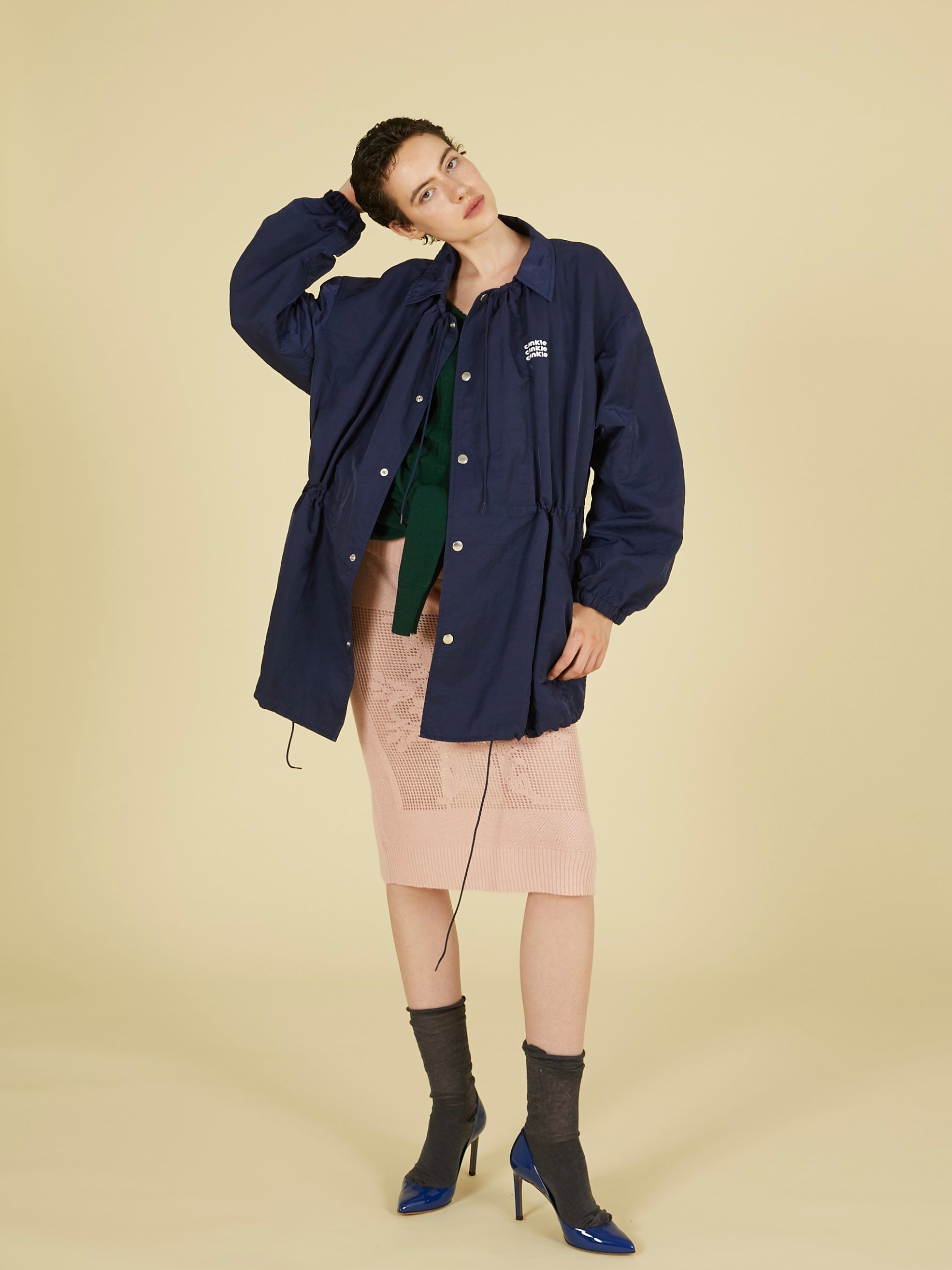 gather monster coach jacket｜NAVY