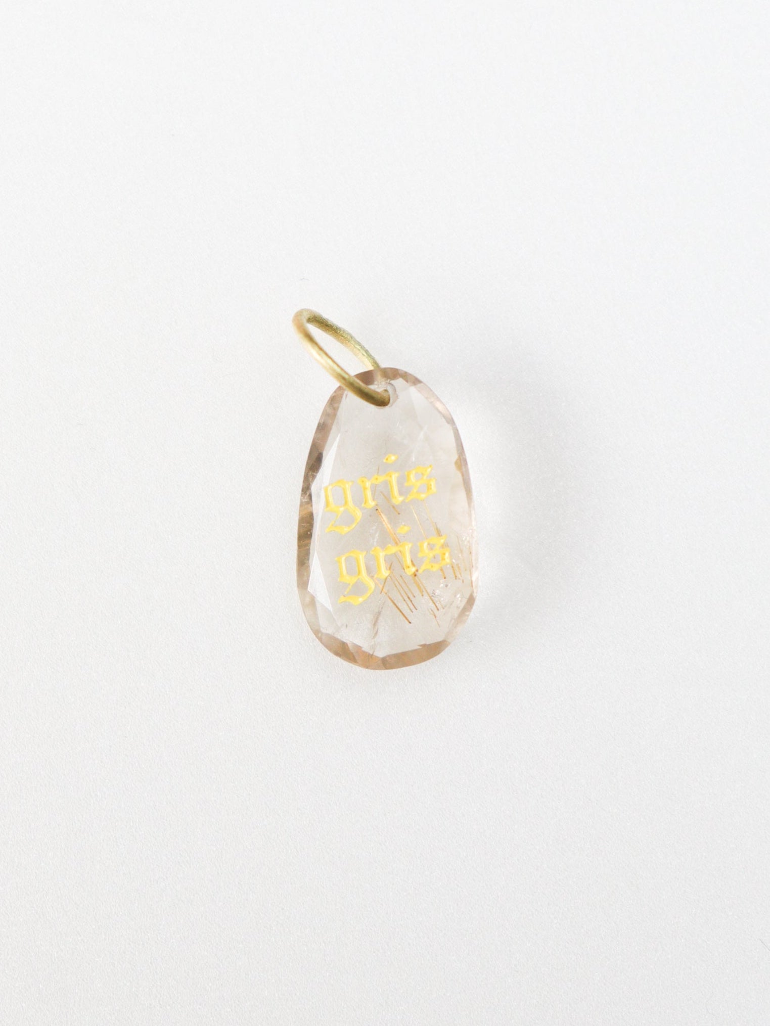 【ゴールデンルチルクオーツ】stones stone zoo ペンダントトップ｜YELLOW
