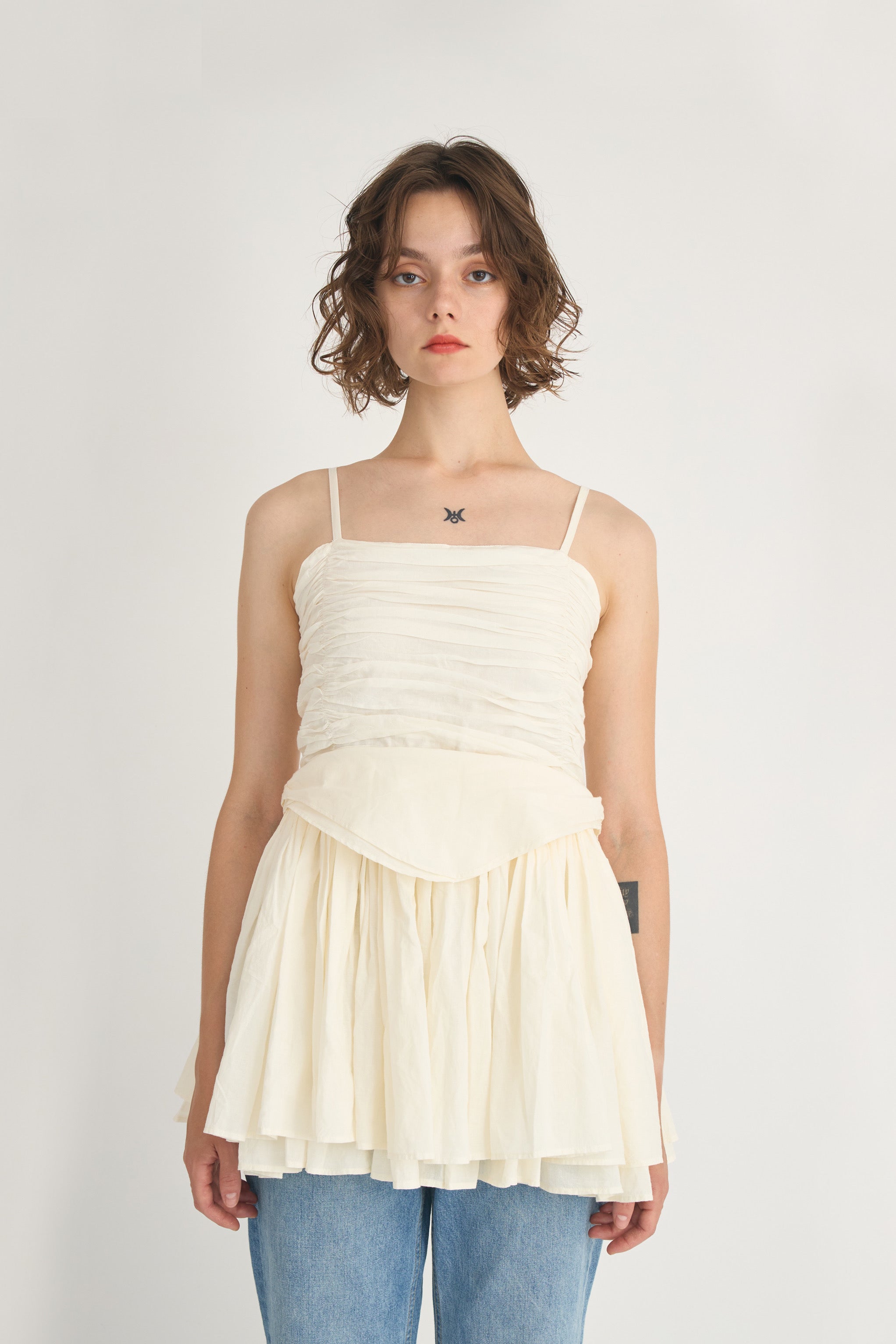 corset camisole│IVORY