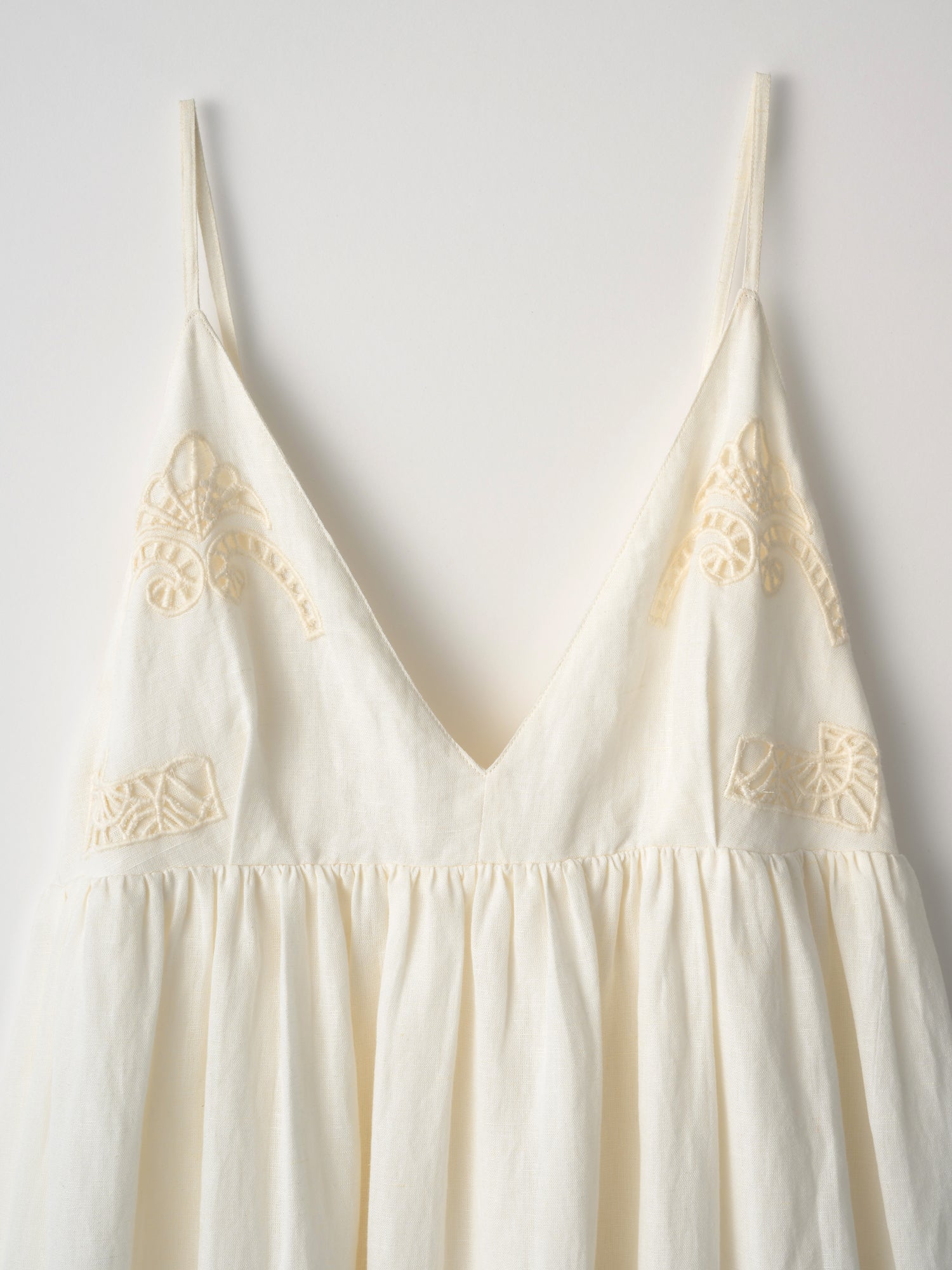 cutwork cami onepiece | WHITE