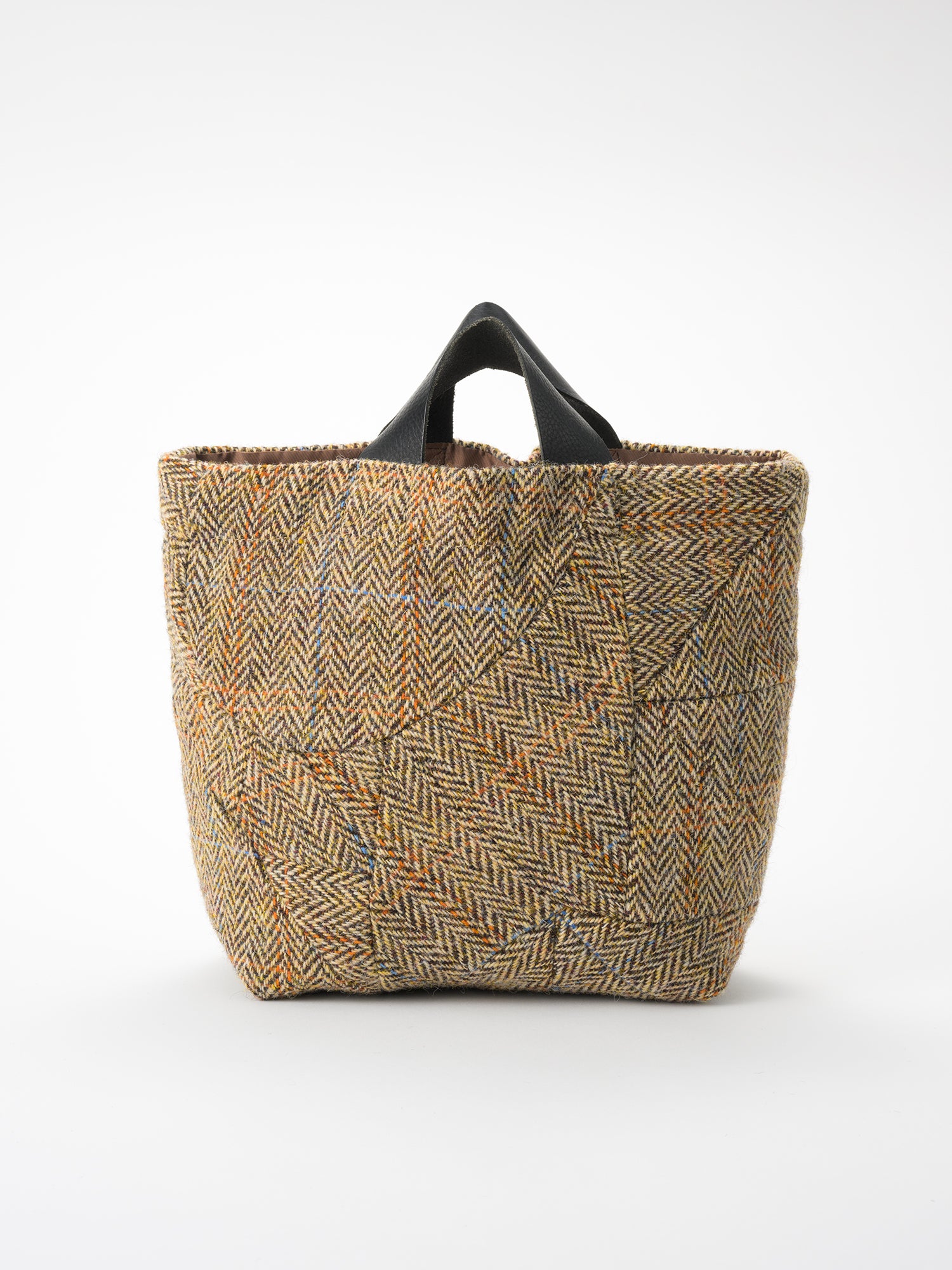 Harris Tweed bag(パッチワークあり)｜KHAKI