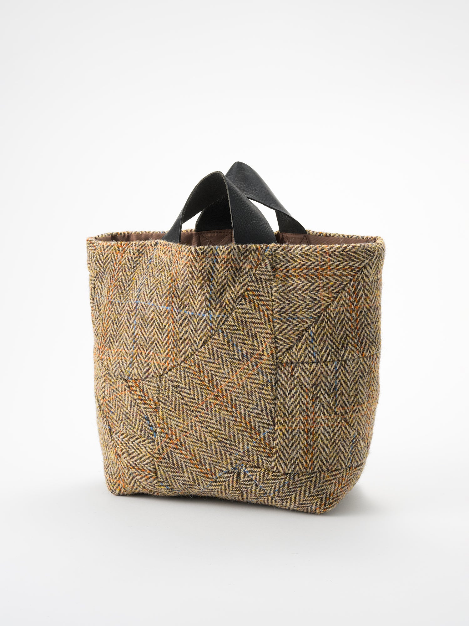 Harris Tweed bag(パッチワークあり)｜KHAKI