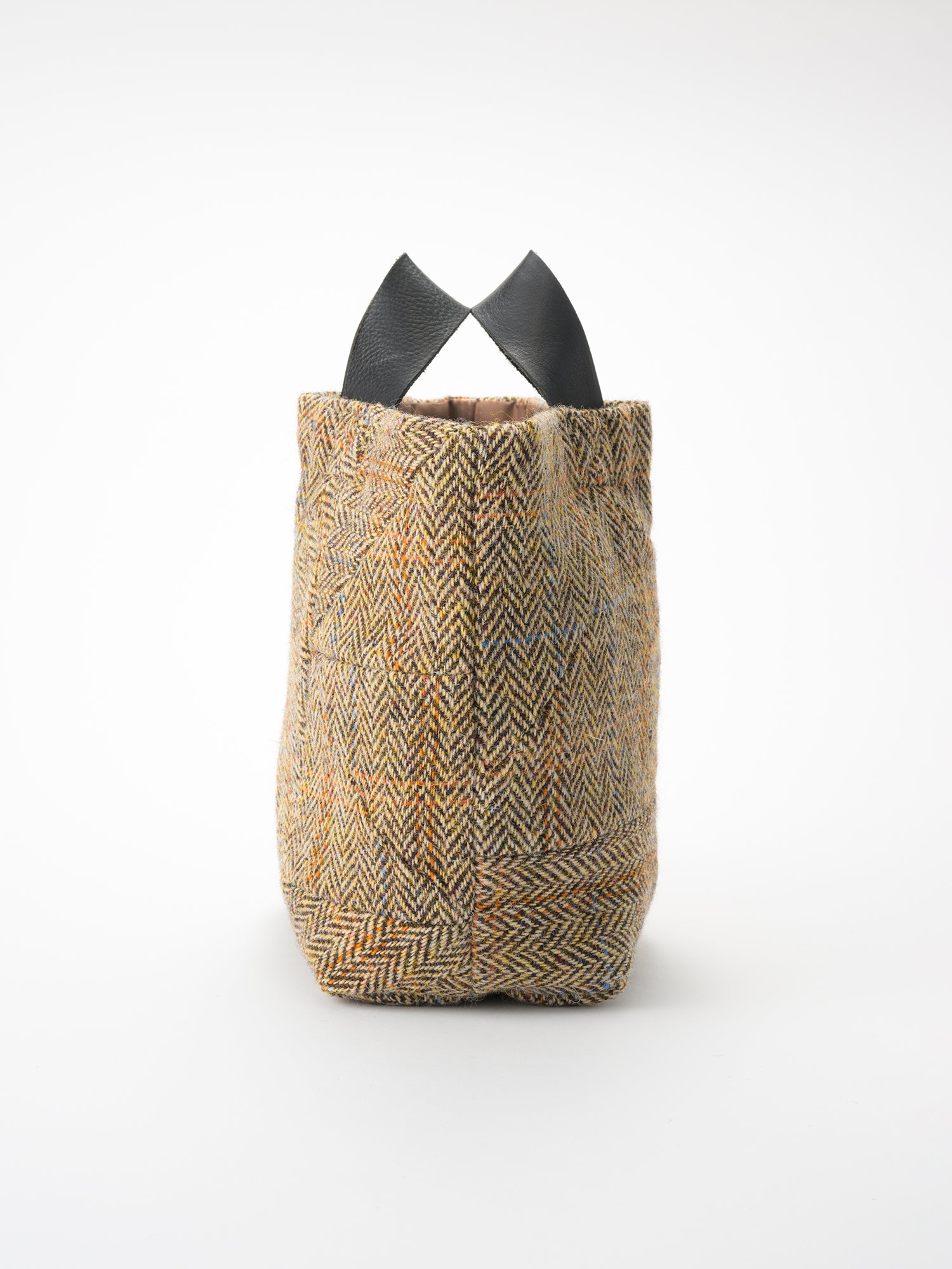 Harris Tweed bag(パッチワークあり)｜KHAKI