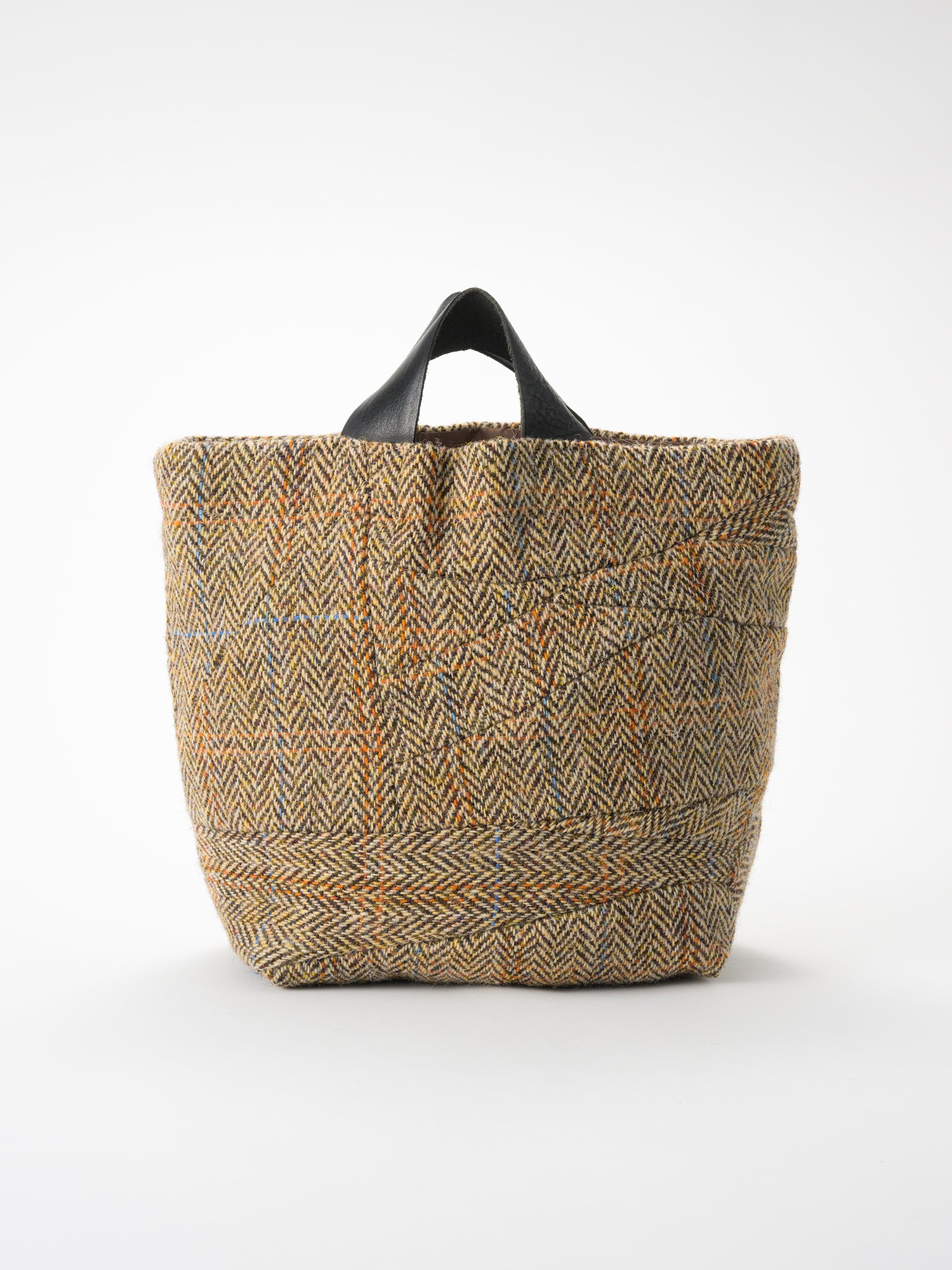 Harris Tweed bag(パッチワークあり)｜KHAKI