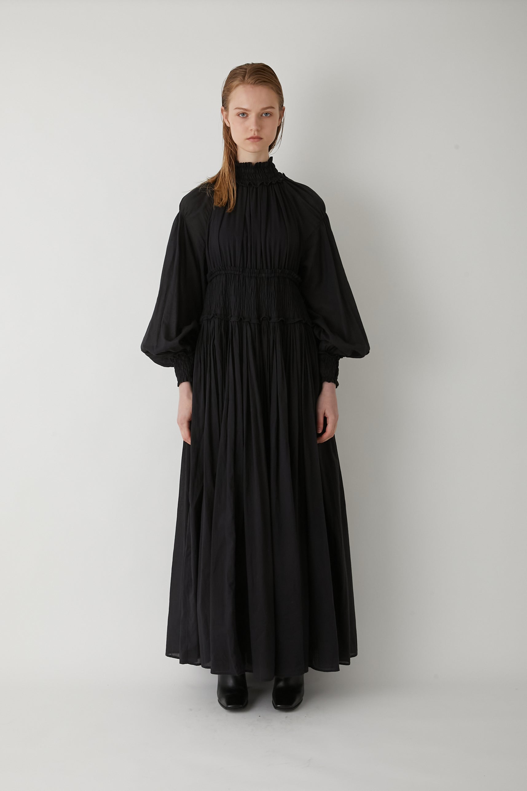 [SECRET SALE] cotton voil dress │ BLACK